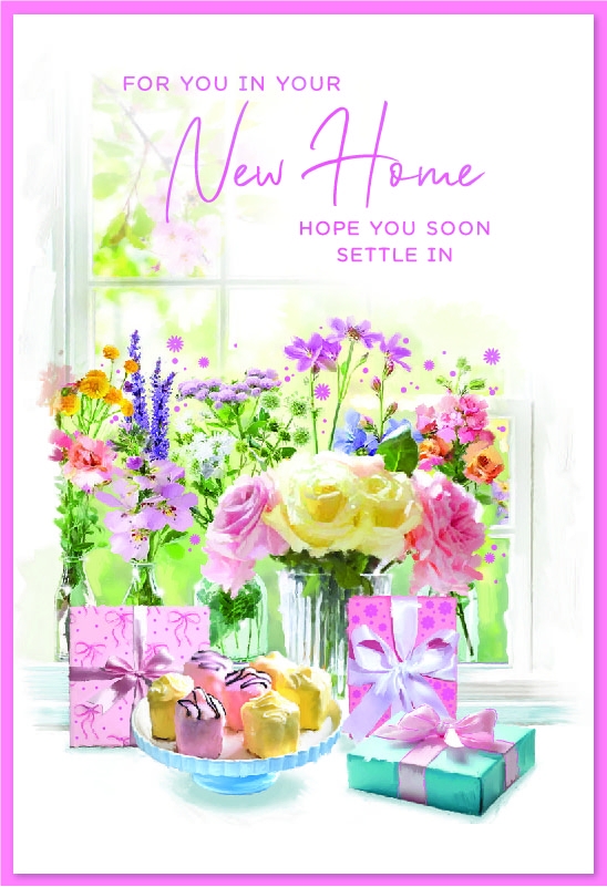 NEW HOME CARDS, Flowers, Presents & Cakes [Packs Only]