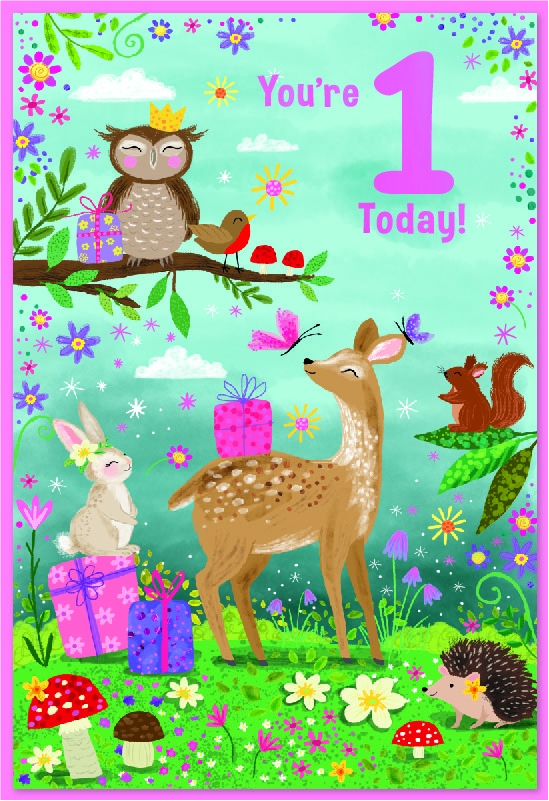 AGE 1 CARDS, Female Woodland Animals [Packs Only]