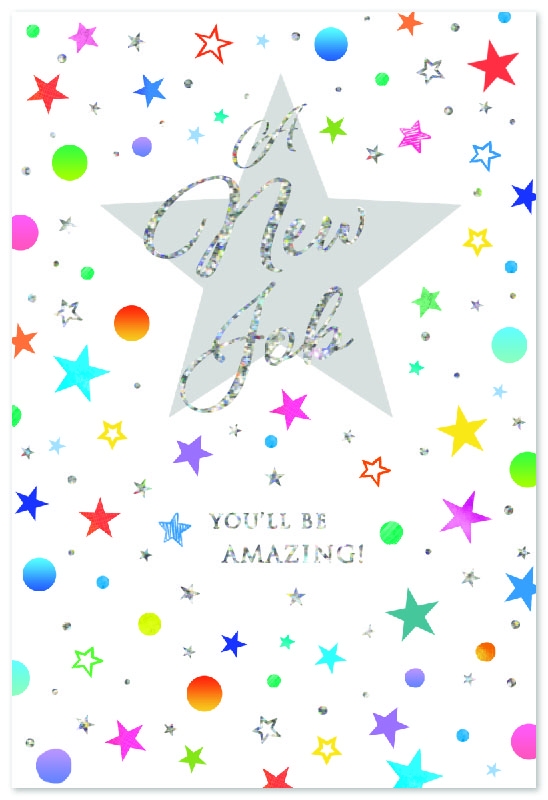 NEW JOB CARDS, Coloured Dots & Stars [Packs Only]