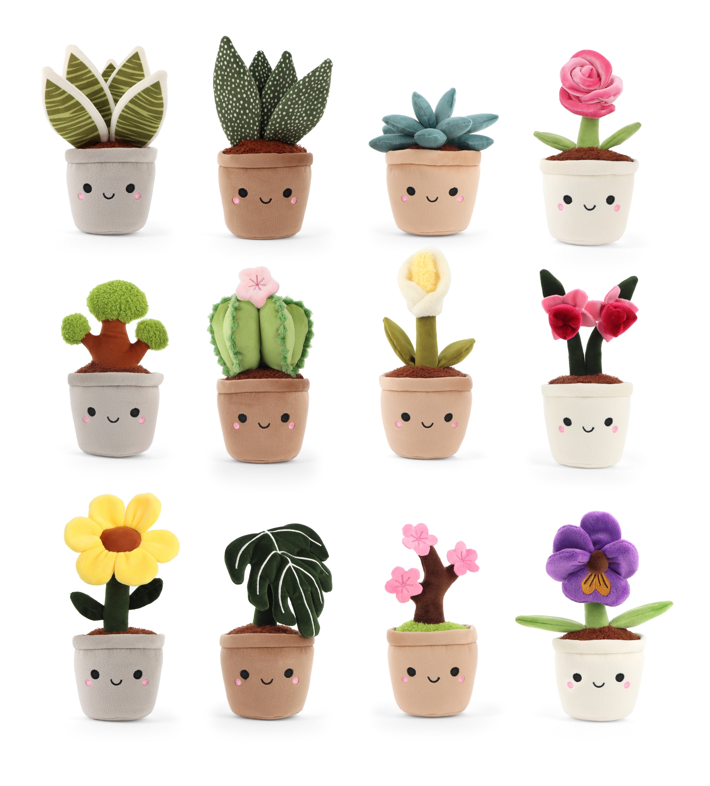BOTANICAL GARDEN,14cm 12 Assorted (Keeleco) [Packs Only]