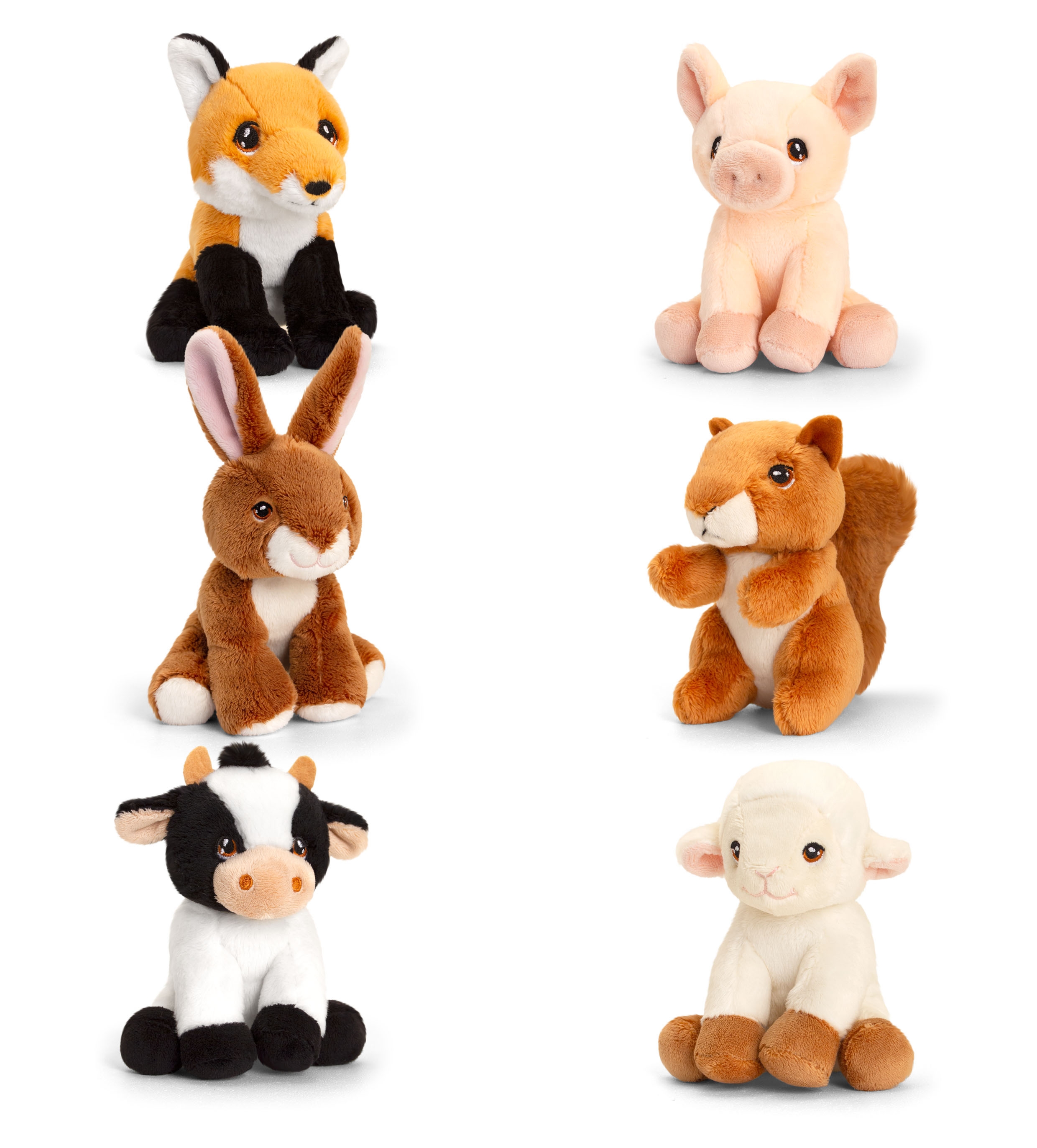 FARM ANIMALS,Collectables,14cm 6 Assorted (Keeleco) [Packs Only]