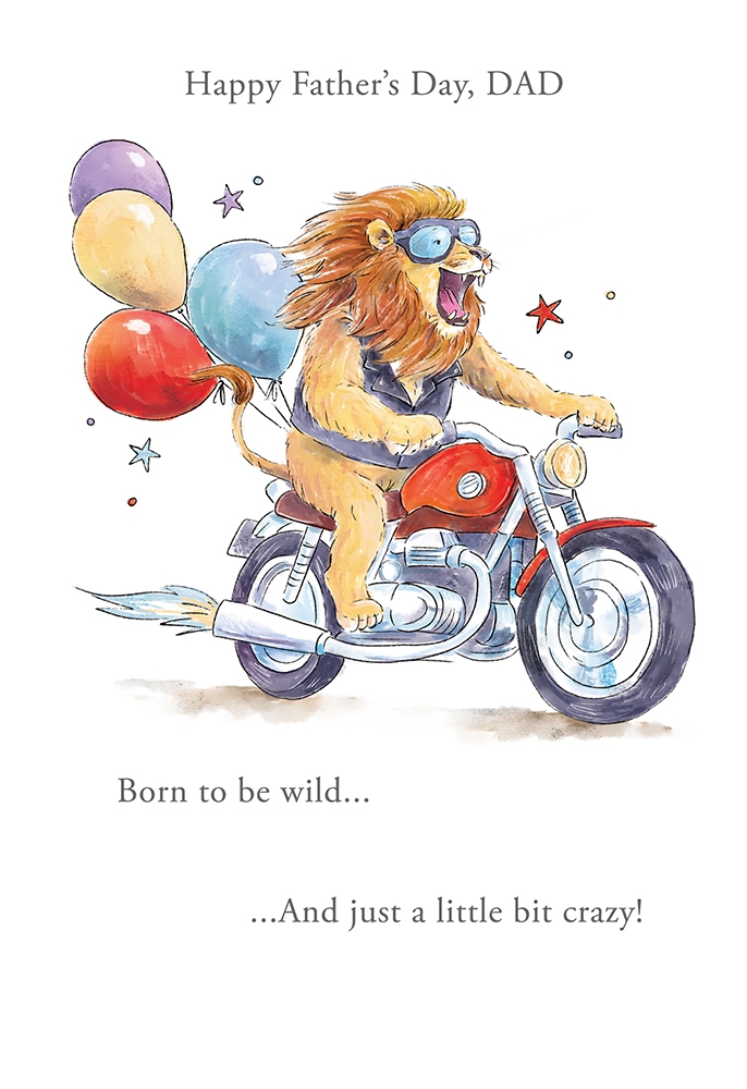 FATHER`S DAY CARDS, Born To Be Wild [Packs Only]