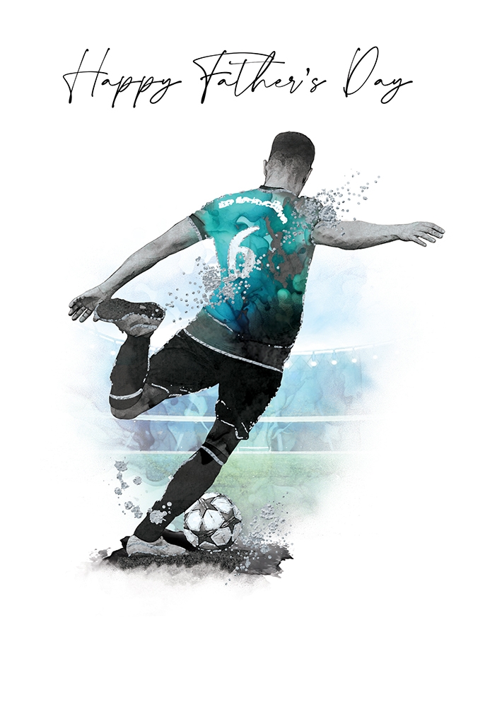 FATHER`S DAY CARDS, Football Player [Packs Only]