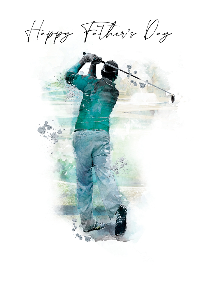 FATHER`S DAY CARDS, Golf Player [Packs Only]