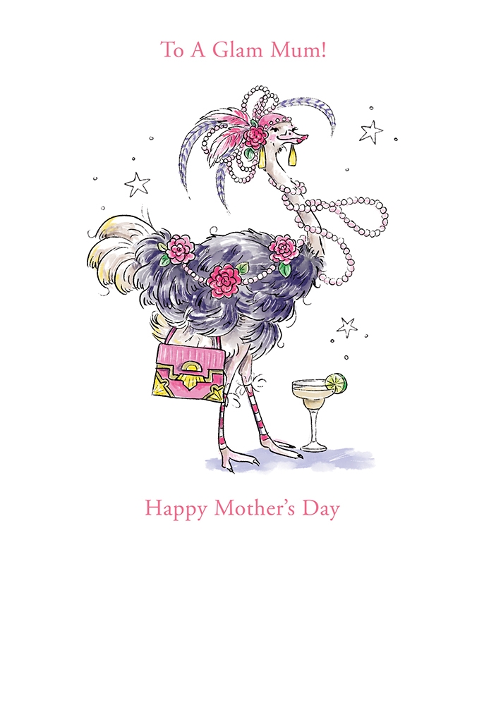 MOTHER`S DAY CARDS,Mum Glam Mum [Packs Only]