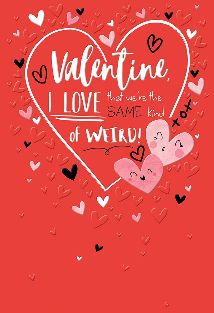 VALENTINE CARDS, Heart`s & Message [Packs Only]