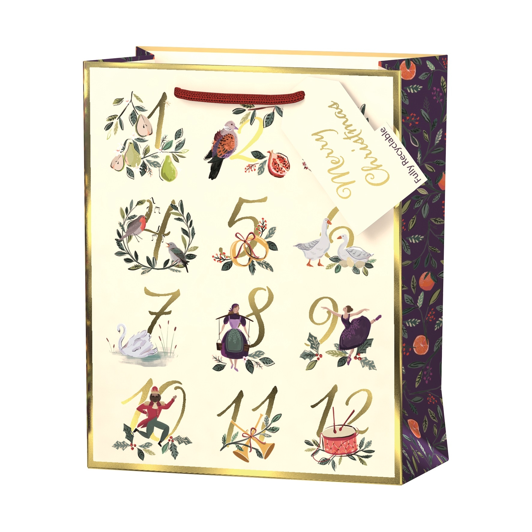 GIFT BAG,12 Days of Christmas (Medium) [Packs Only]