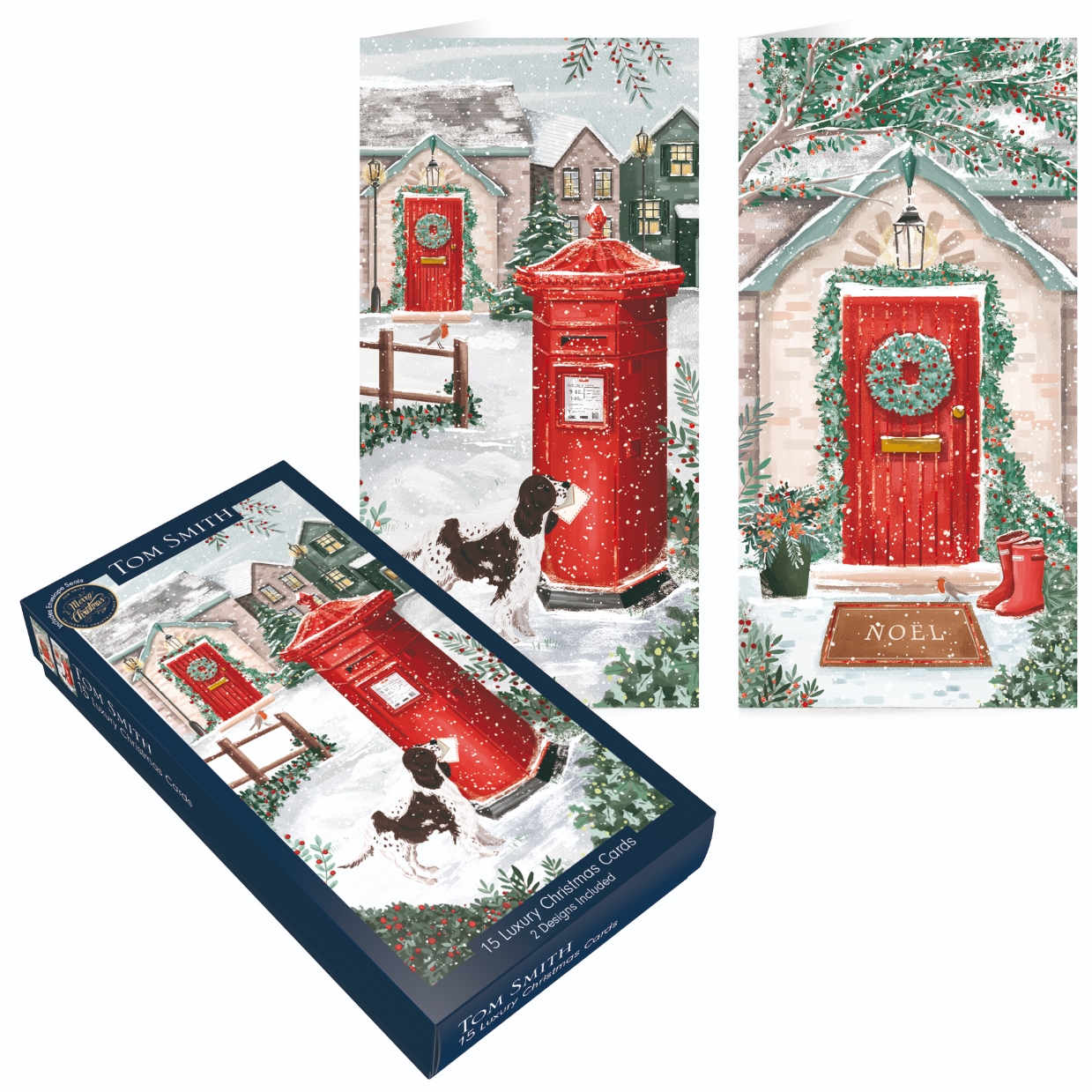 BOXED CARDS,Postbox Front Door Slim 15`s (Bulk) [Packs Only]