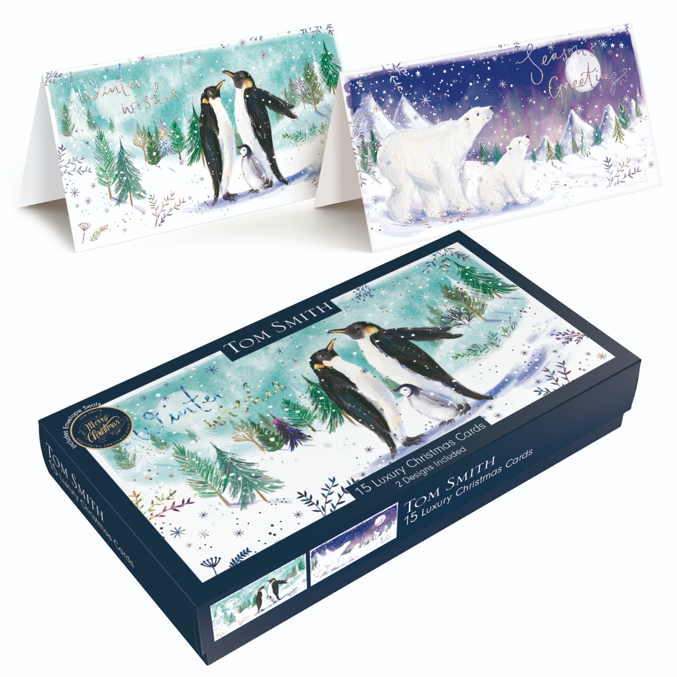 BOXED CARDS,Arctic Scene Slim 20`s (Bulk) [Packs Only]