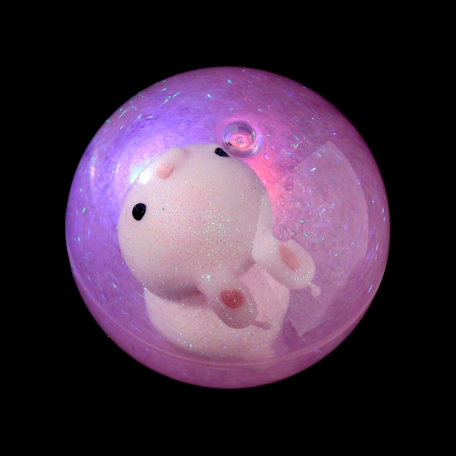 BOUNCY BALL,Light Up High Bounce CDU 6cm 4 Assorted[Packs Only]