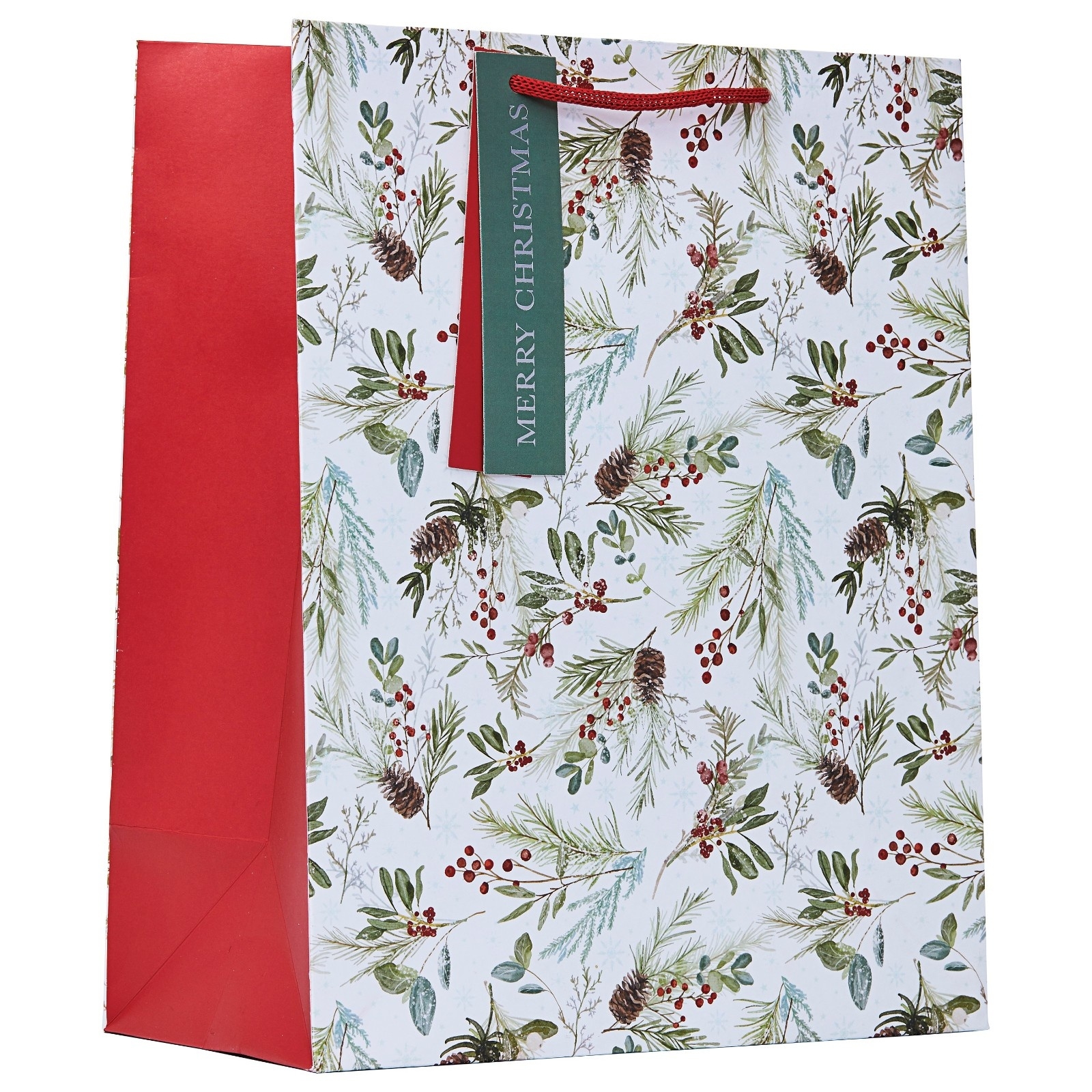 GIFT BAG,Frosted Foliage (Large) [Packs Only]
