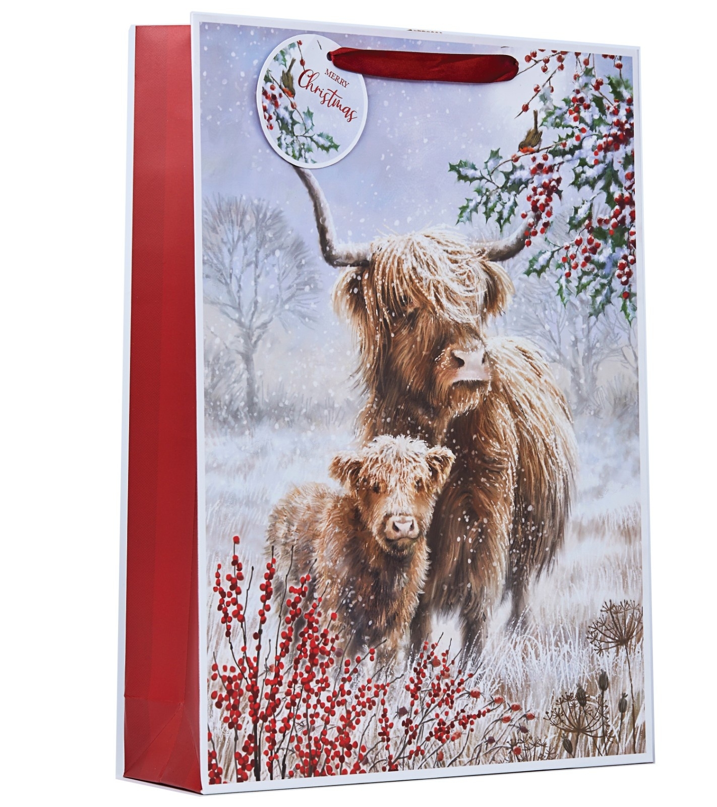 GIFT BAG,Highland Cow (Extra Large) [Packs Only]