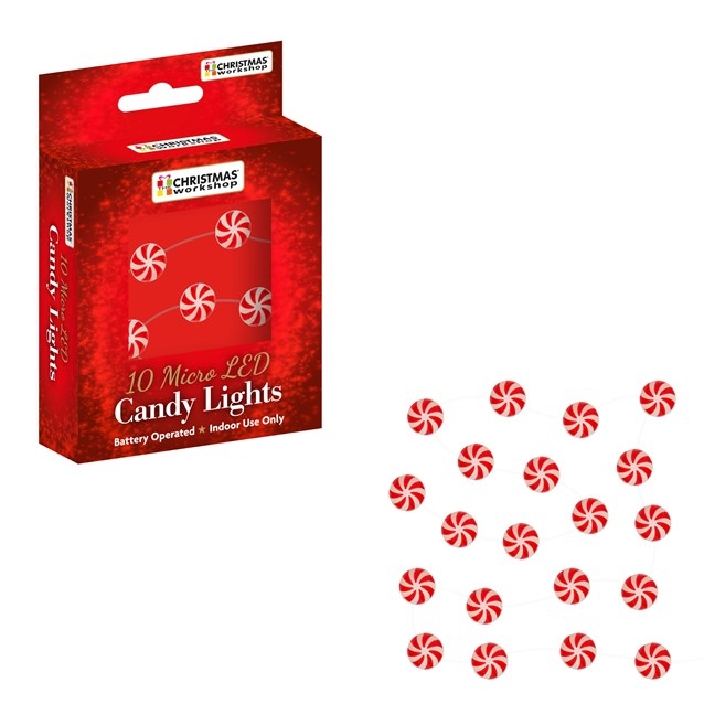 10LED Candy Copper Wire String Warm White. [Packs Only]