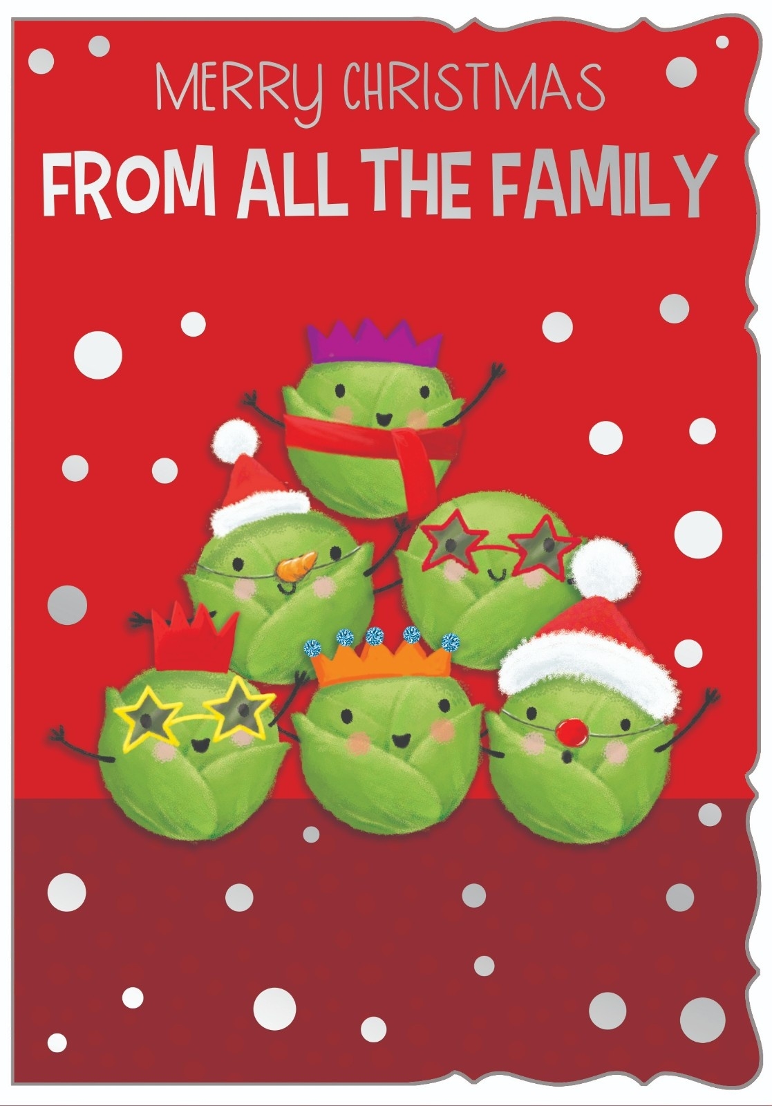 XMAS CARDS,From All the Family, Celebrating Sprouts [Packs Only]
