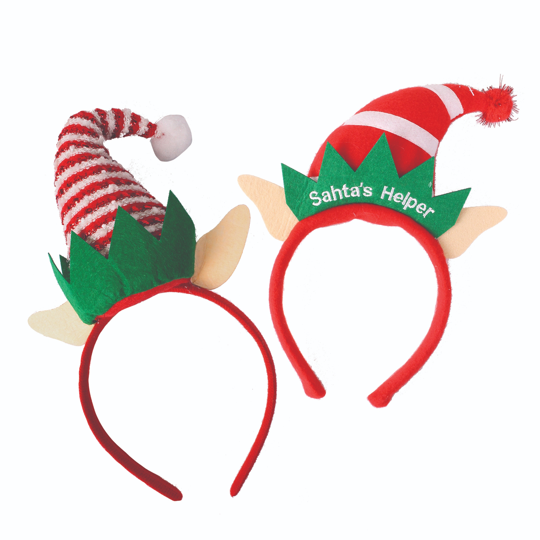 HEADBAND,Santa`s Helper 2 Assorted [Splittable]