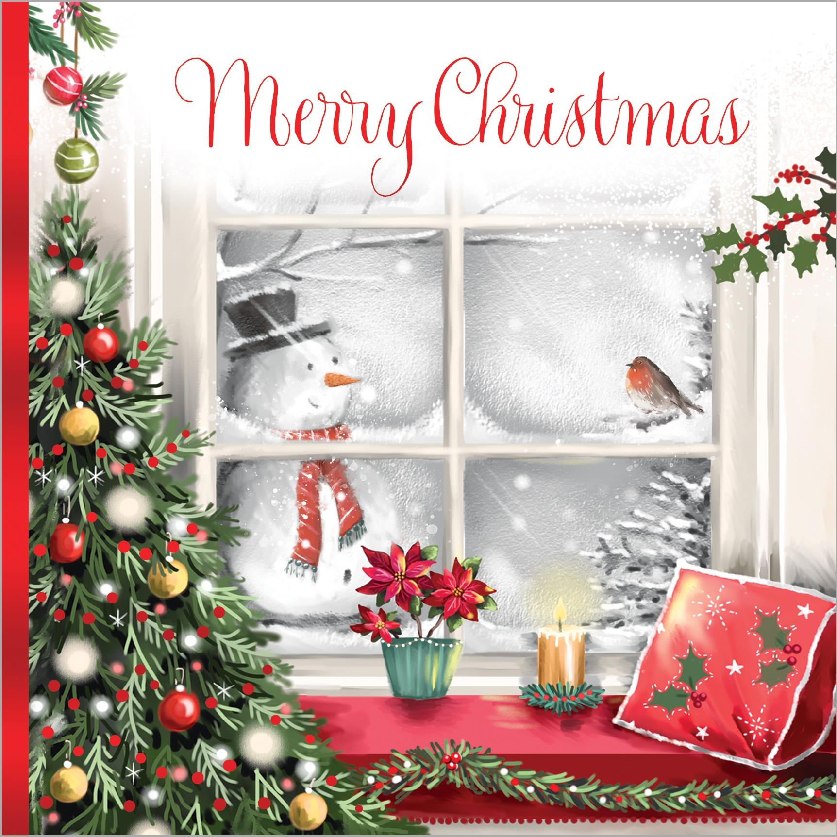 BOXED CARDS,Luxury,Home For Christmas 24`s (Bulk) [Packs Only]