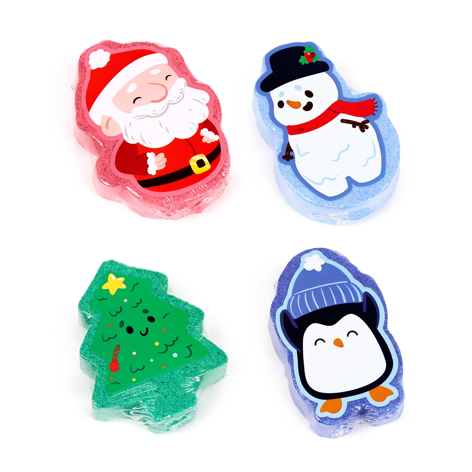 BATH BOMBS,Assorted Christmas Shapes CDU [Packs Only]