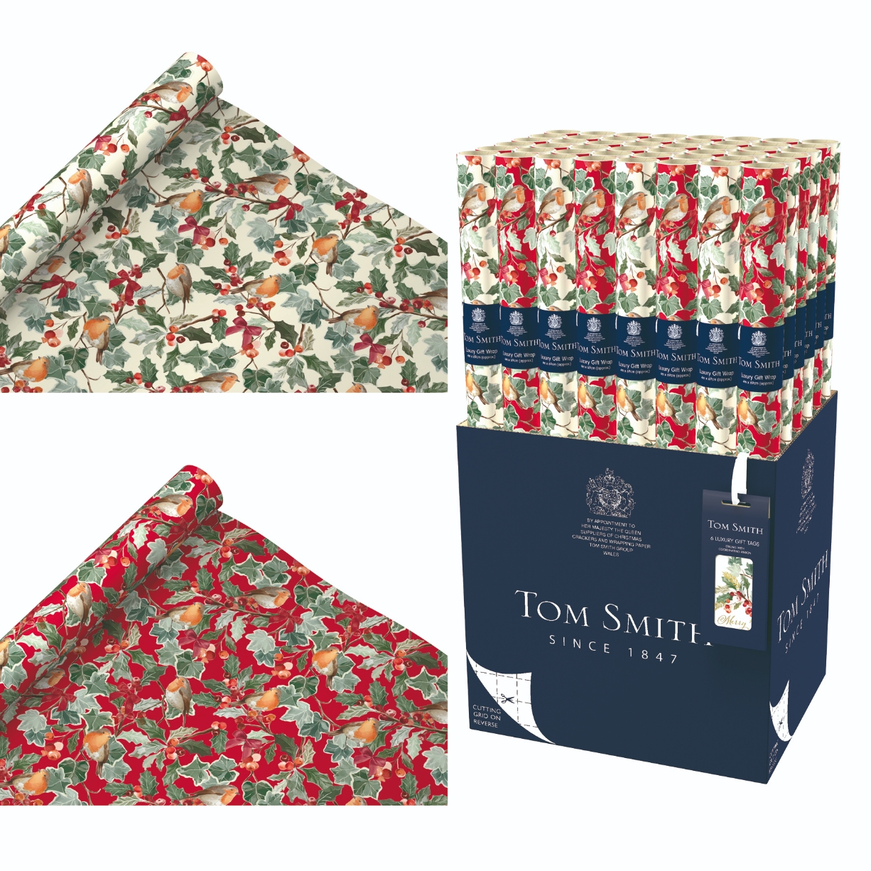 XMAS ROLLWRAP,4m The Christmas Nest [Packs Only]