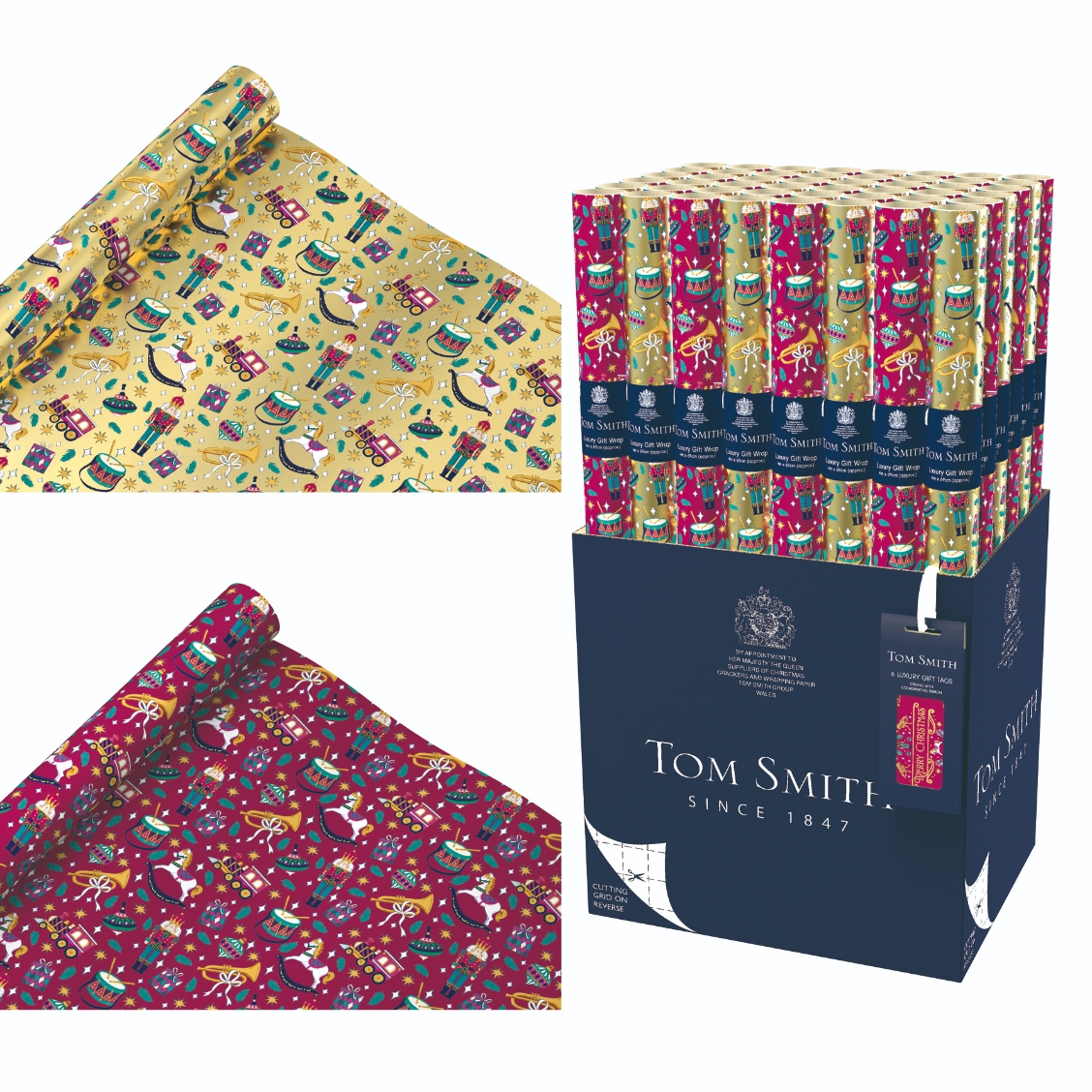 XMAS ROLLWRAP,4m Toy Box Traditions [Packs Only]