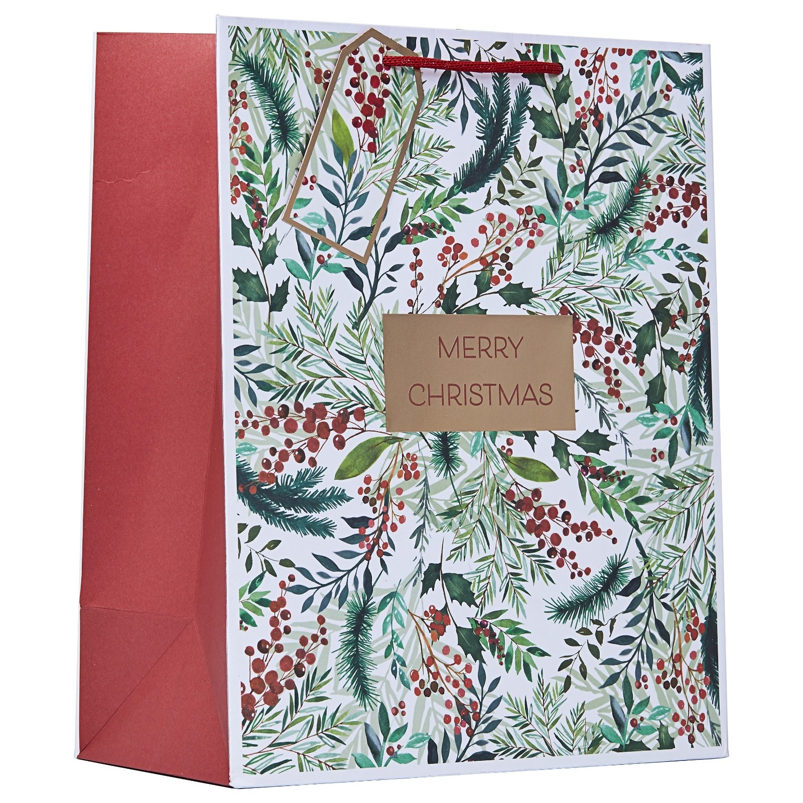 GIFT BAG,Festive Foliage (Large) [Packs Only]