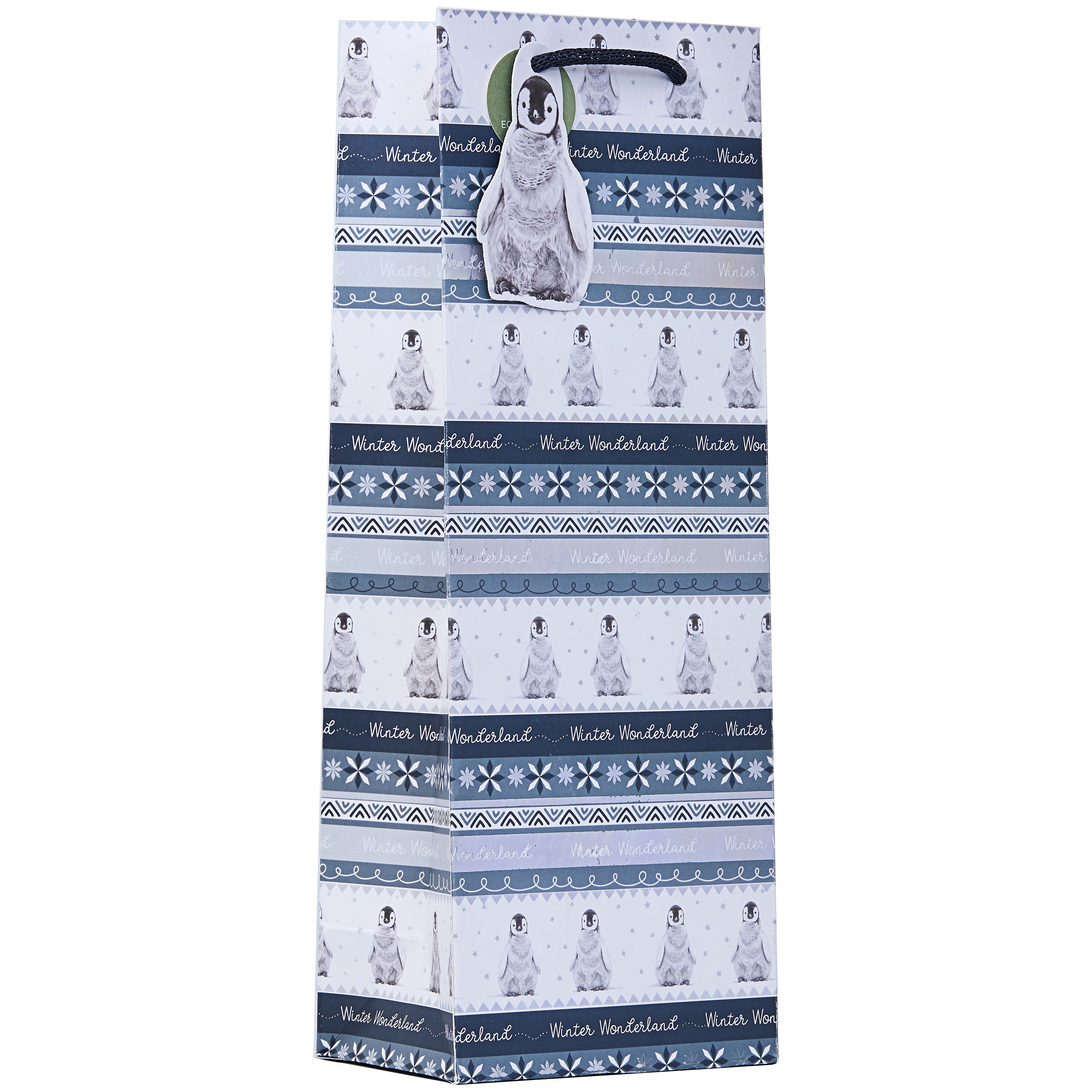 GIFT BAG,Penguin Fairisle (Bottle) [Packs Only]