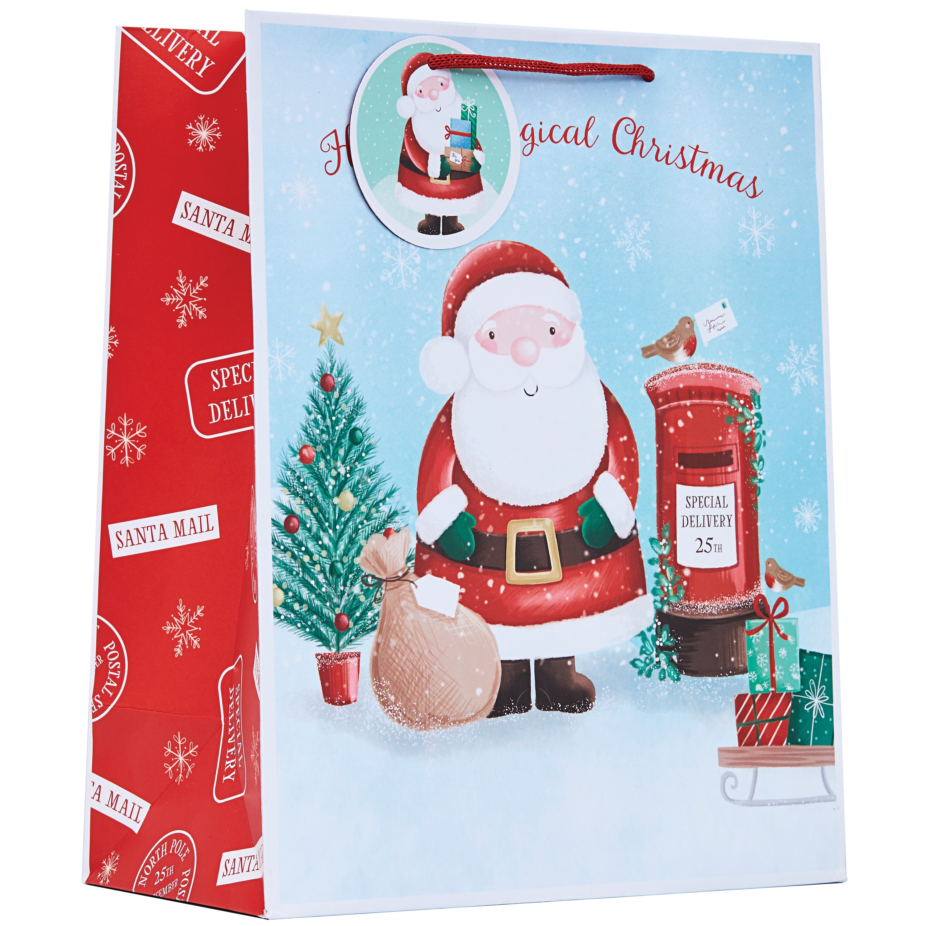 GIFT BAG,Christmas Post (Large) [Packs Only]
