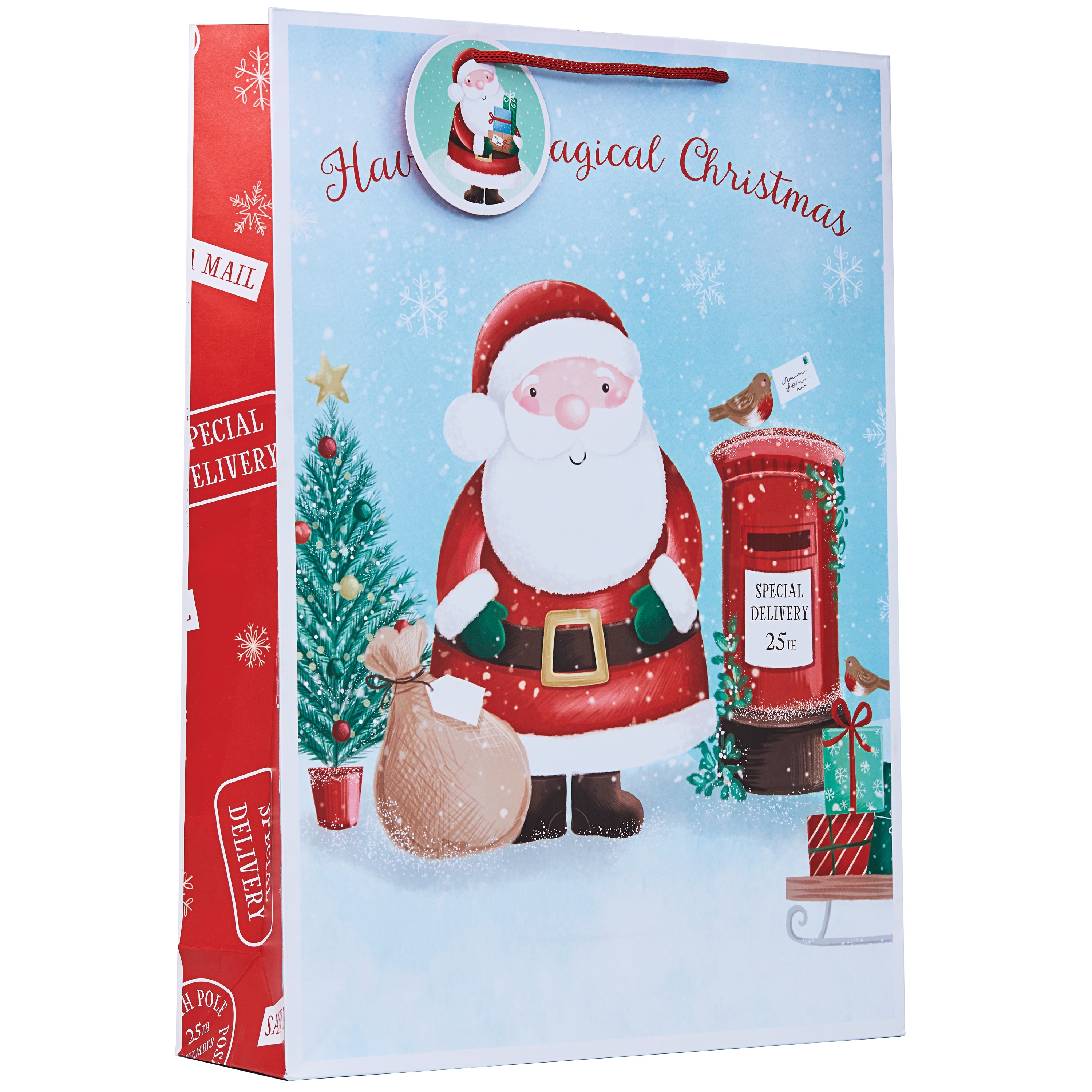 GIFT BAG,Christmas Post (Extra Large) [Packs Only]