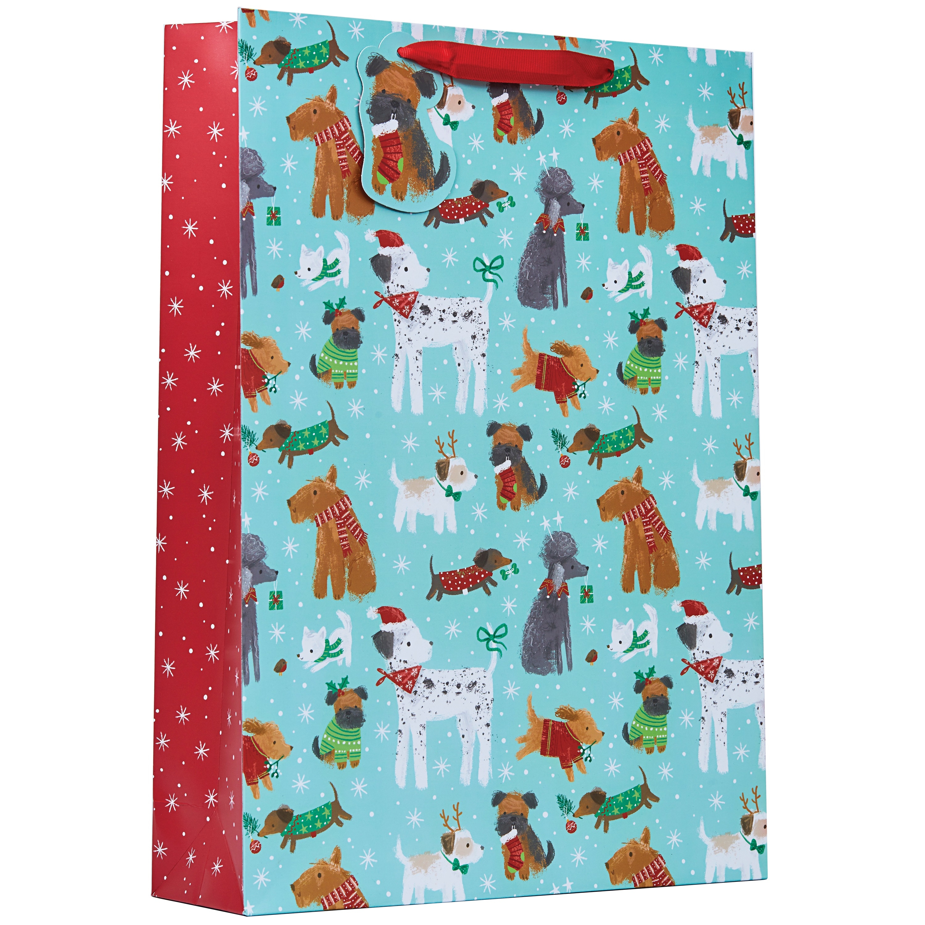 GIFT BAG,Christmas Pups (Extra Large) [Packs Only]