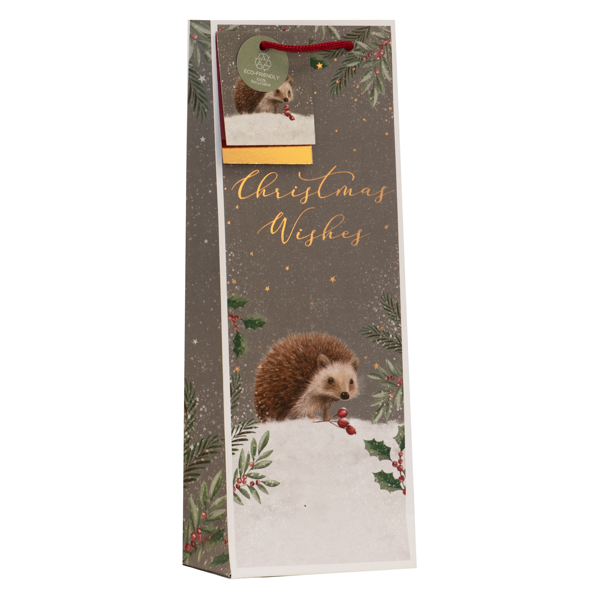 GIFT BAG,Christmas Hedgehog (Bottle) [Packs Only]