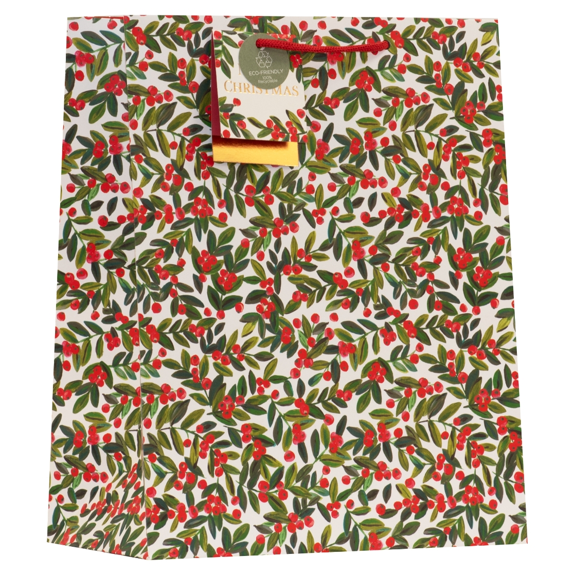 GIFT BAG,Holly (Large) [Packs Only]