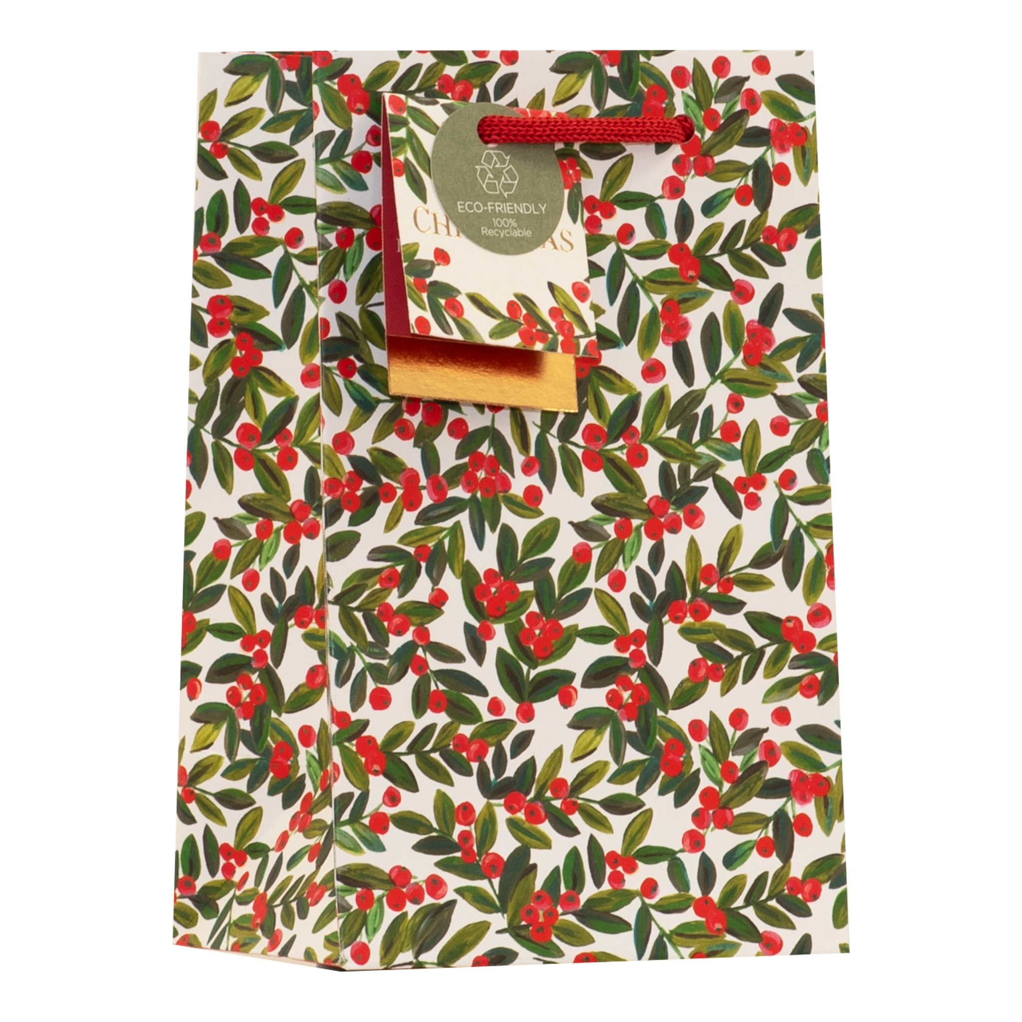 GIFT BAG,Holly (Small) [Packs Only]