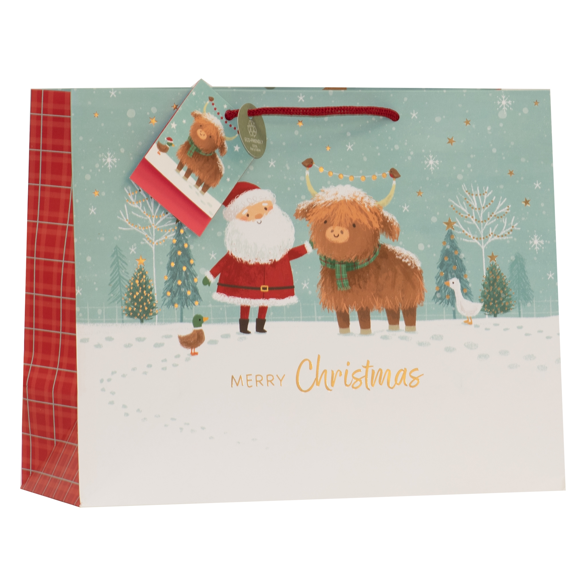 GIFT BAG,Santa & Dougal (Large Shopper) [Packs Only]