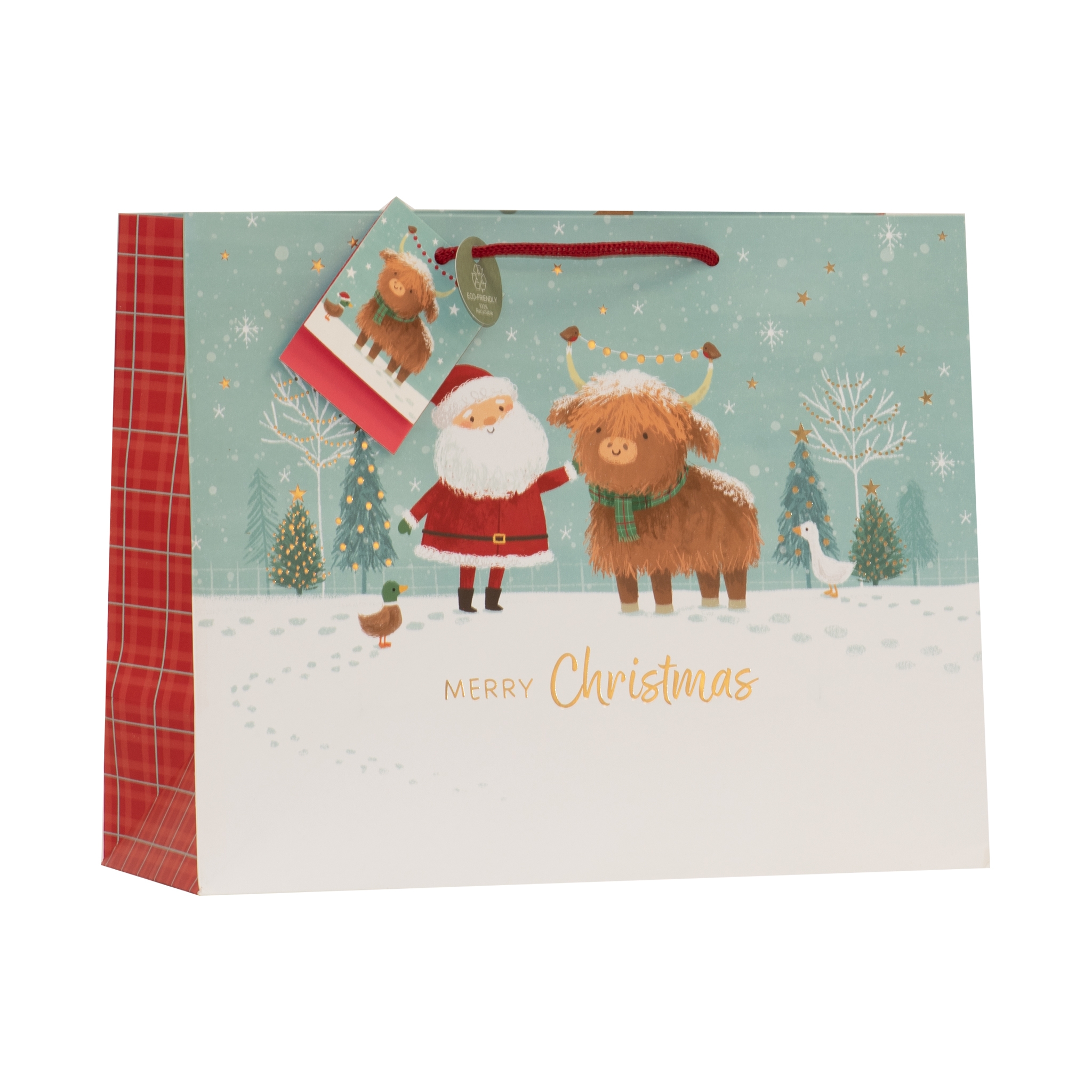 GIFT BAG,Santa & Dougal (Medium Shopper) [Packs Only]