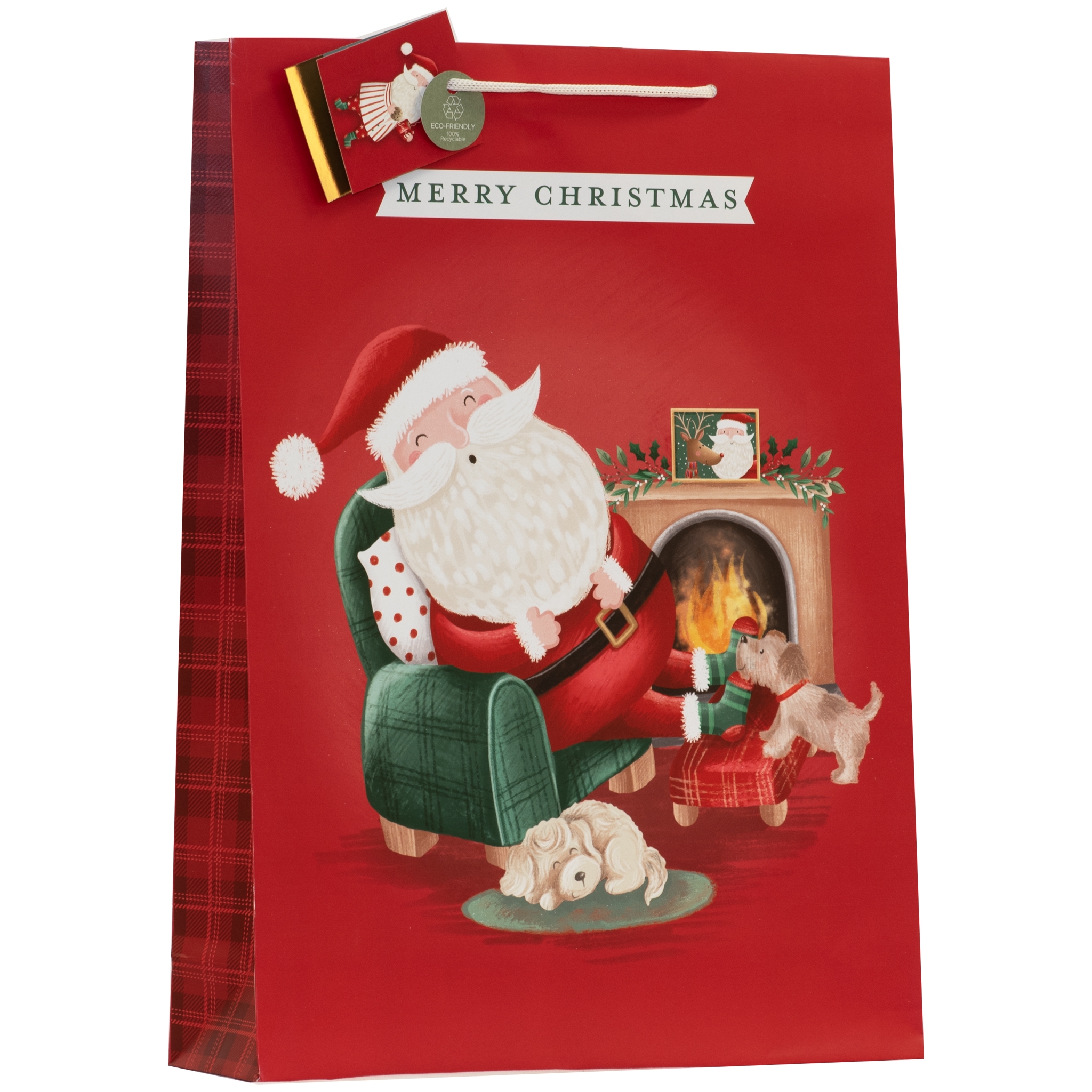 GIFT BAG,Sleepy Santa (Jumbo) [Packs Only]
