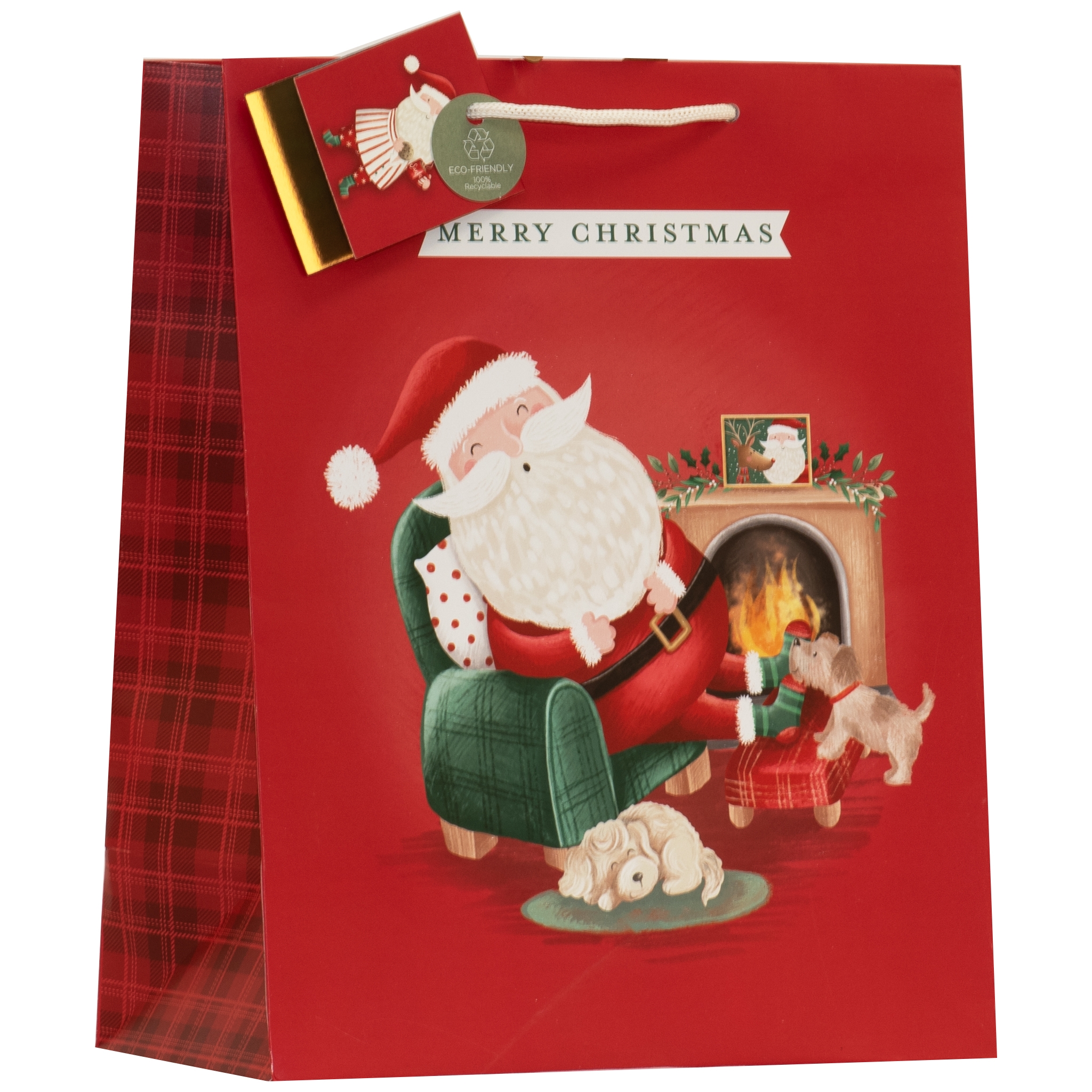 GIFT BAG,Sleepy Santa (Large) [Packs Only]
