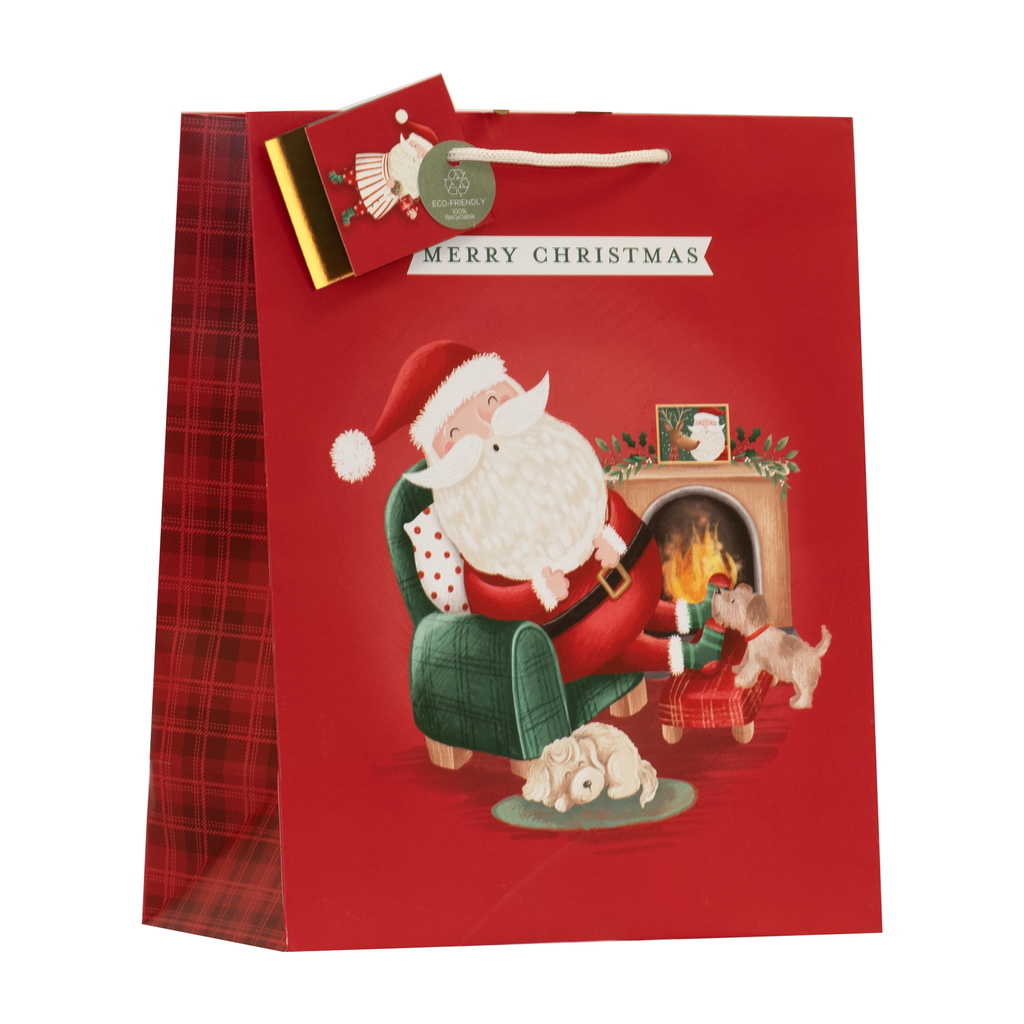 GIFT BAG,Sleepy Santa (Medium) [Packs Only]