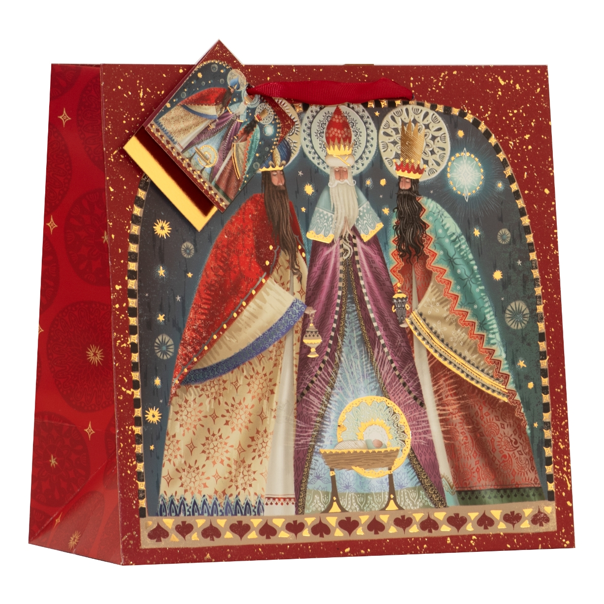 GIFT BAG,Three Kings (Large Square) [Packs Only]