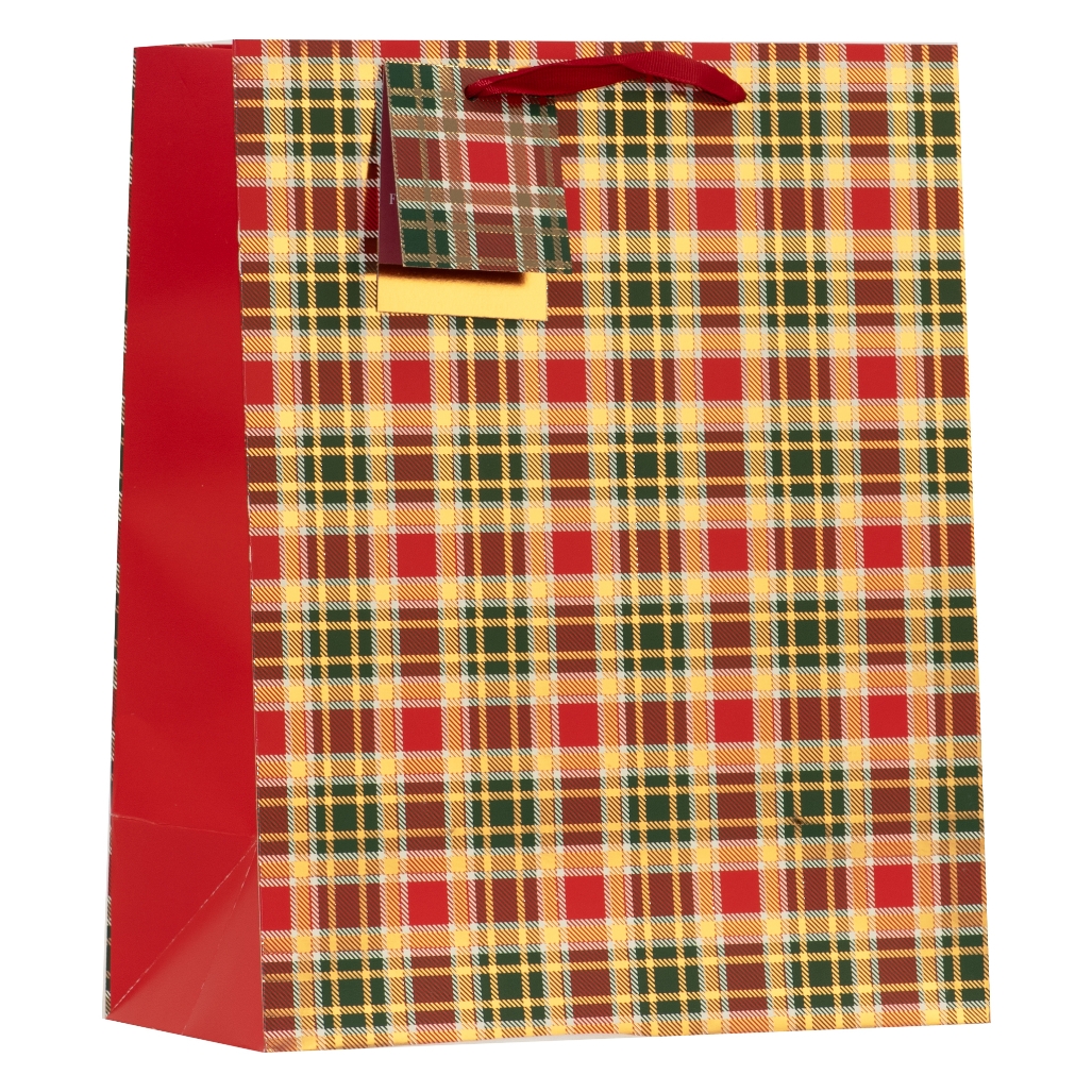 GIFT BAG,Tartan (Large) [Packs Only]