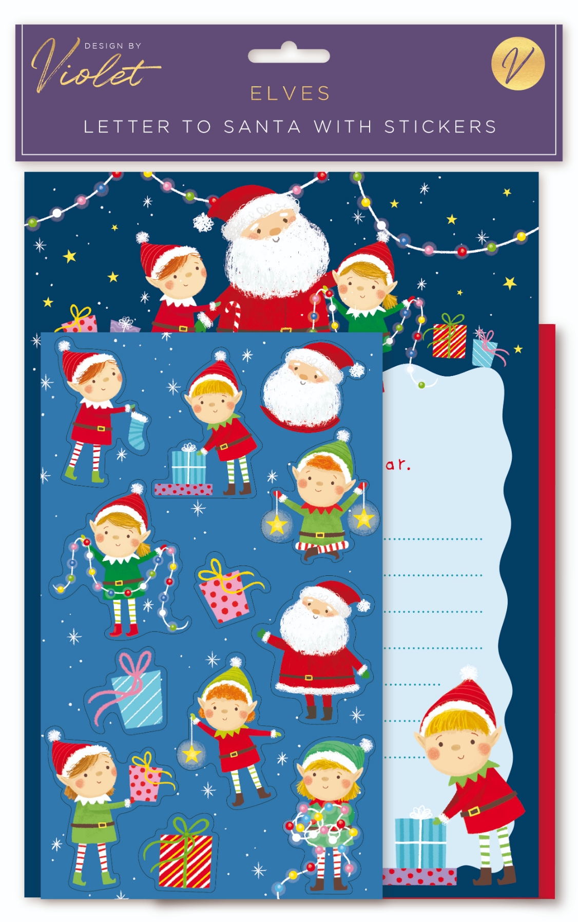 LETTER TO SANTA KIT,Elves H/pk [Packs Only]