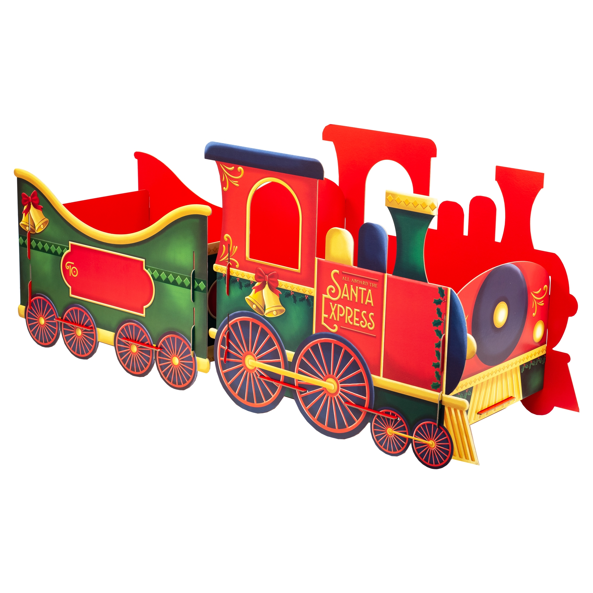 GIFT BOX,Santa Express Train Large With Stickers