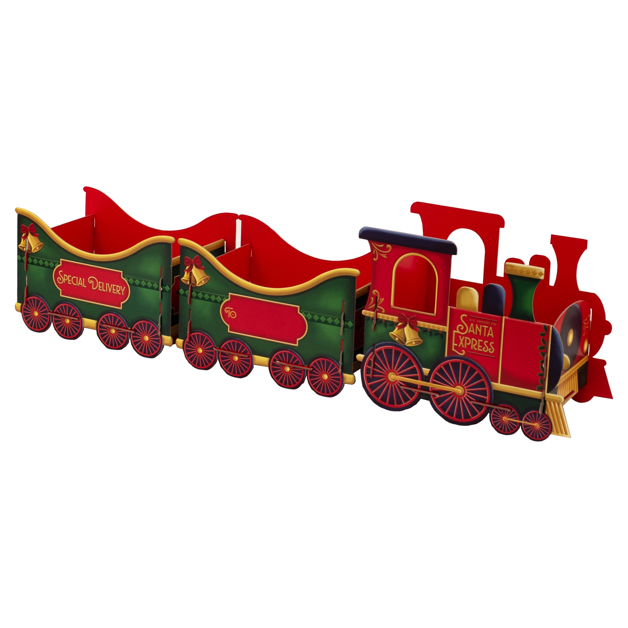 GIFT BOX,Santa Express Train Small With Stickers