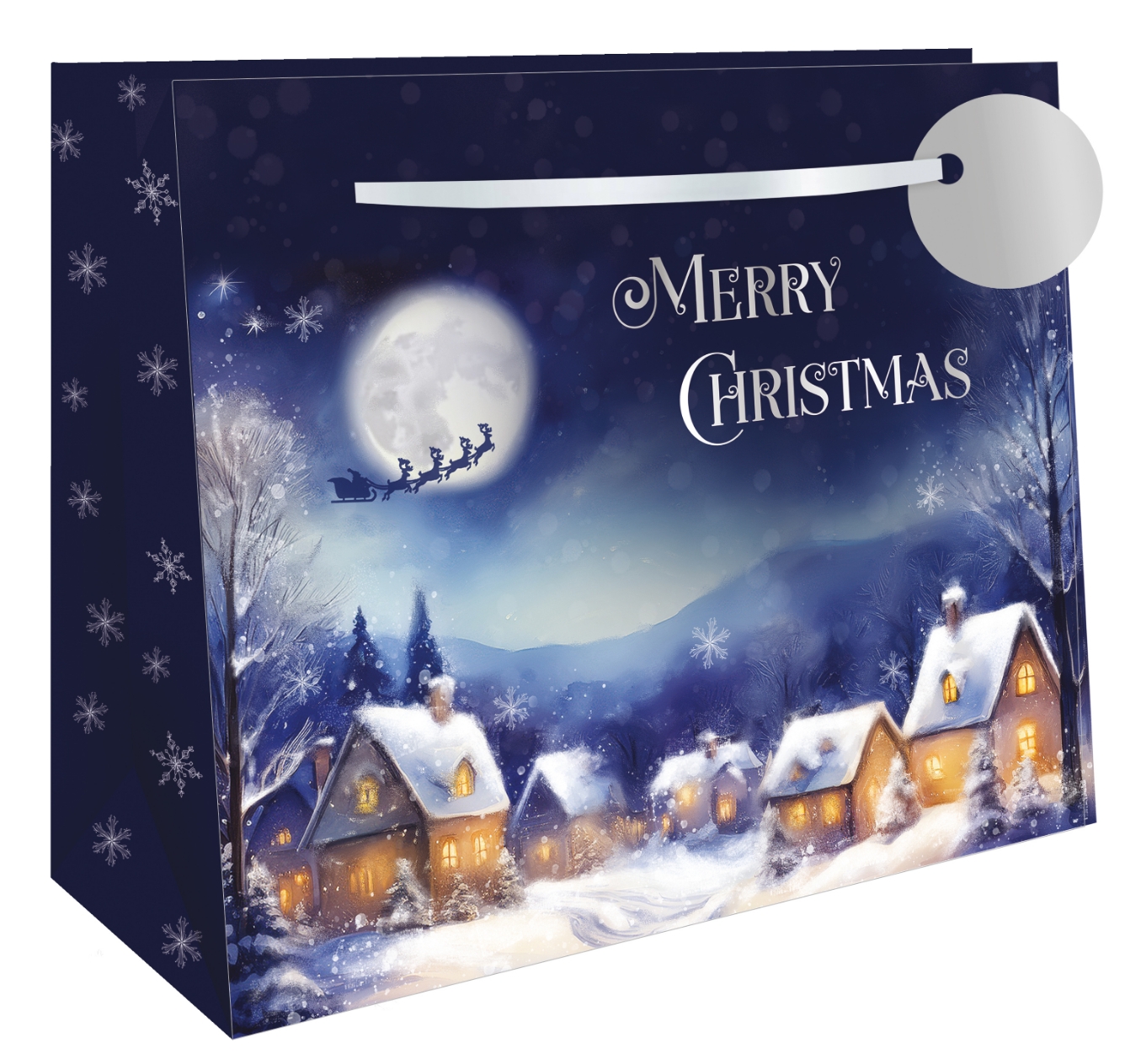 GIFT BAG,Midnight Santa (Medium Landscape) [Packs Only]