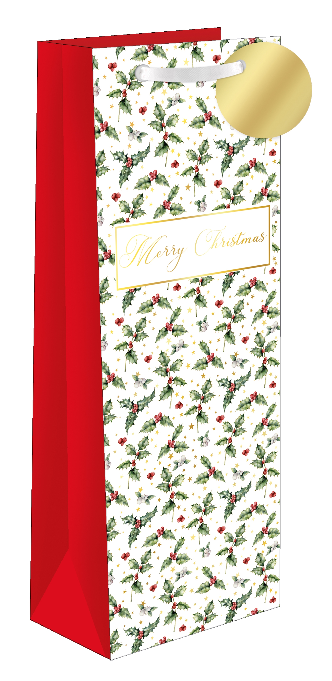 GIFT BAG,Holly & Ivy (Bottle) [Packs Only]