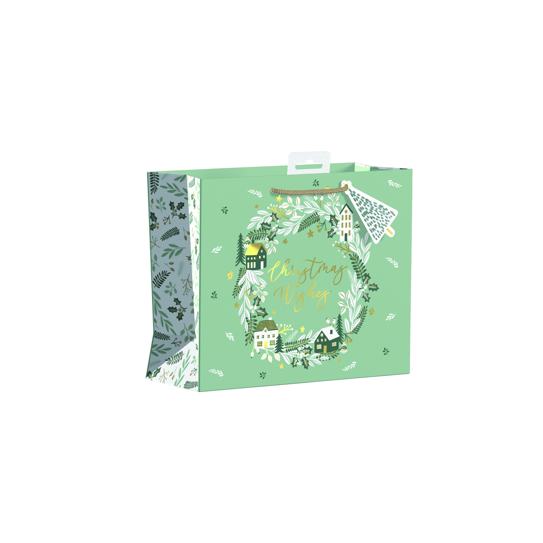 GIFT BAG,Nordic Noel (Medium Landscape) [Packs Only]