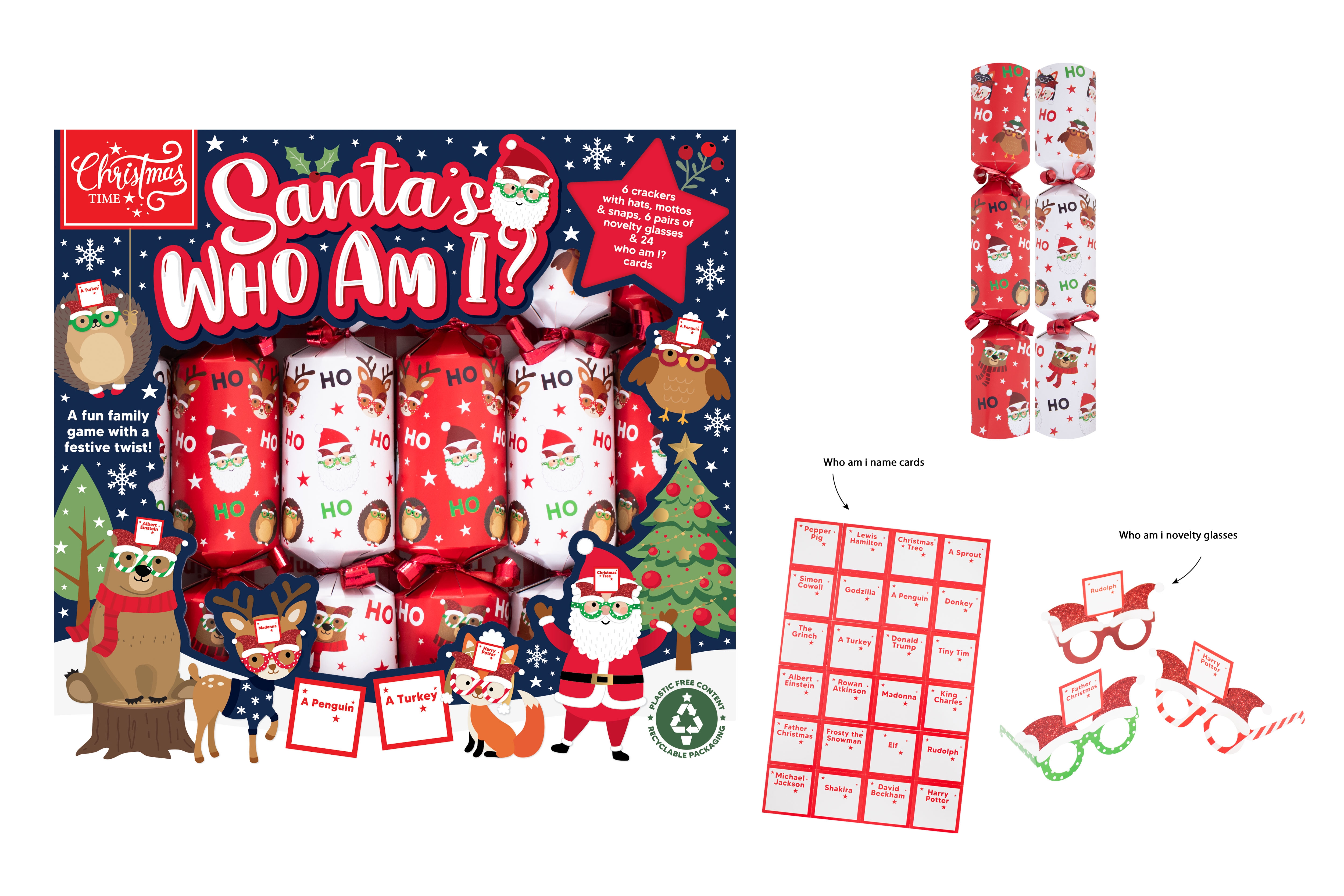 CRACKERS,23cm Who Am I? Game 6`s [Splittable]