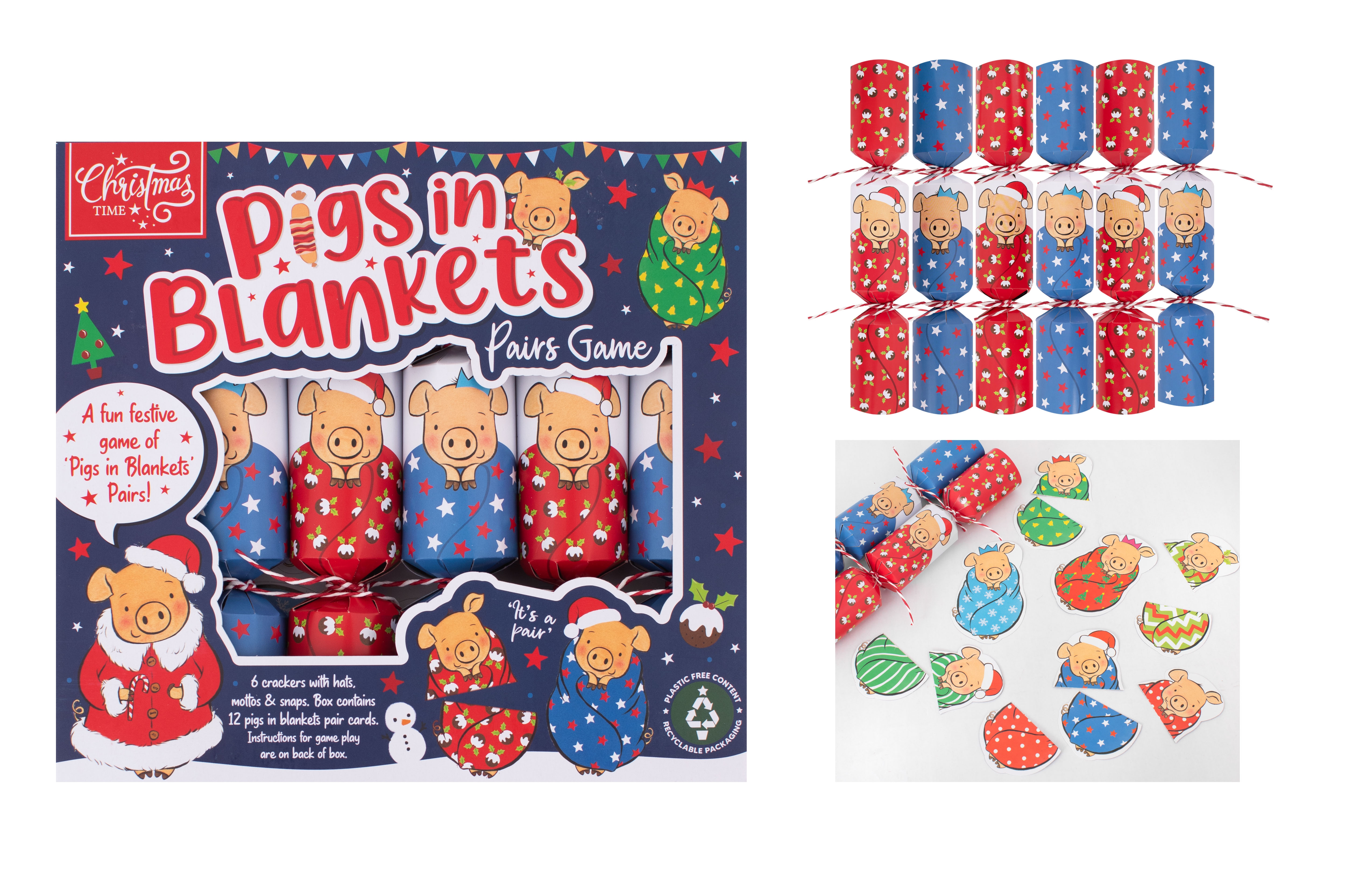 CRACKERS,23cm Pigs In Blankets 6`s [Splittable]