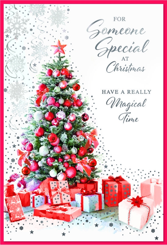 XMAS CARDS,Someone Special, Christmas Tree & Presents [Packs Only]