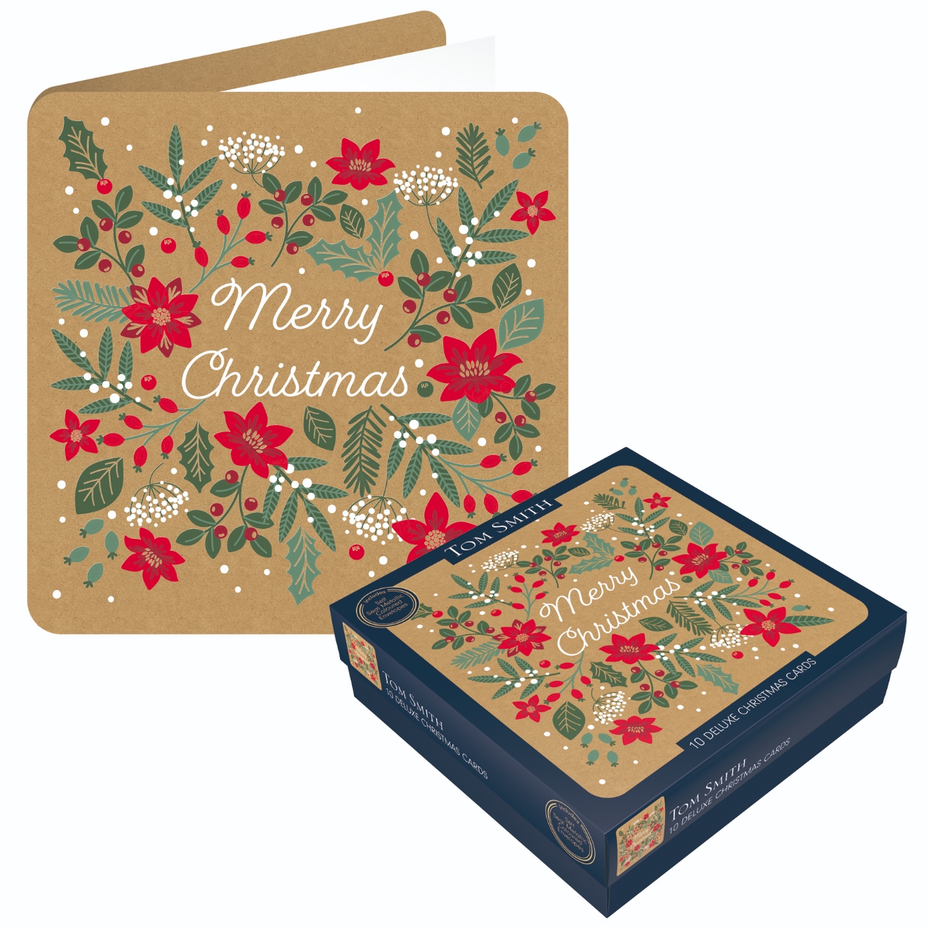 BOXED CARDS,Evergreen Haven Deluxe With Insert 10`s [Splittable]