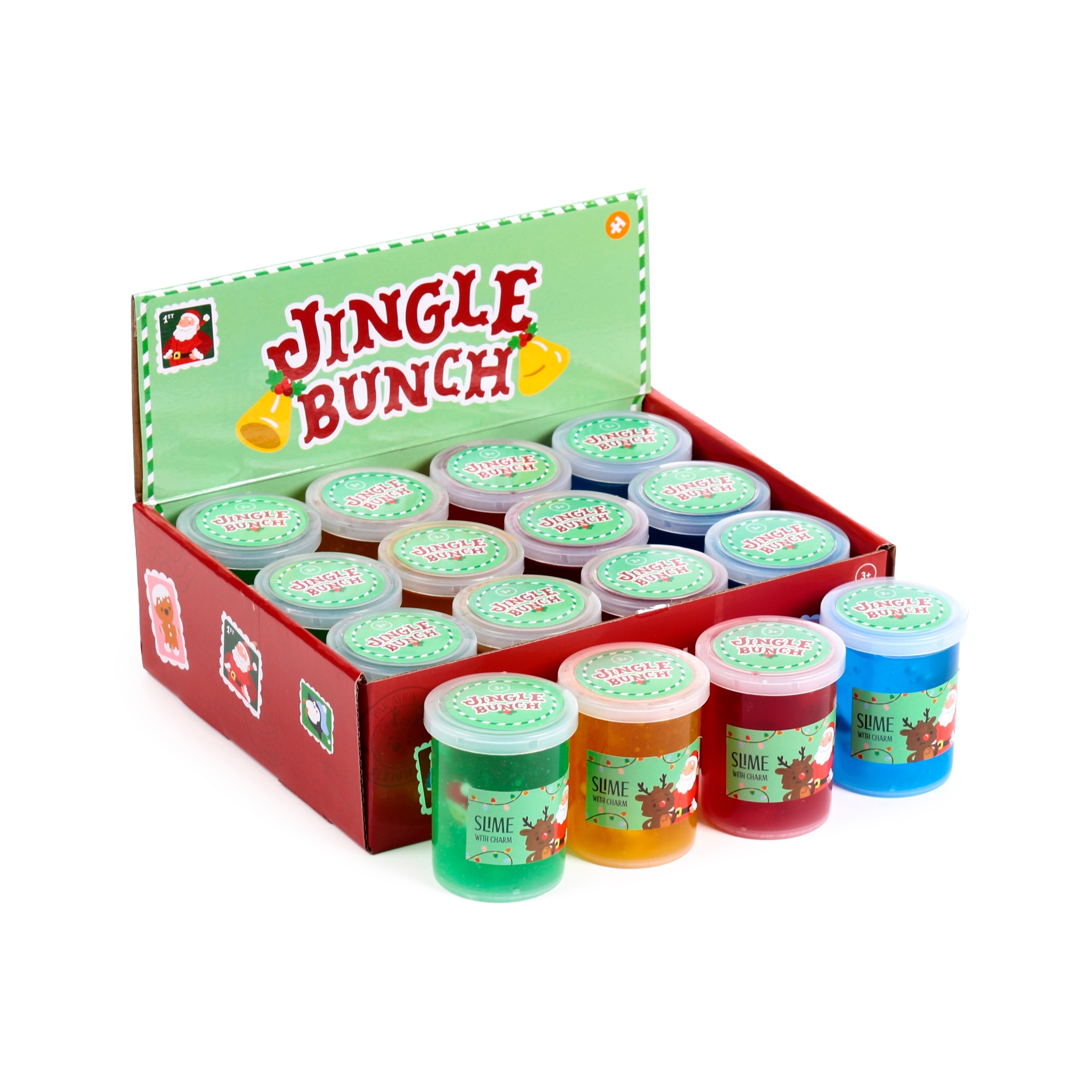 NOISE SLIME,with Christmas Charms 4 Assorted CDU [Packs Only]