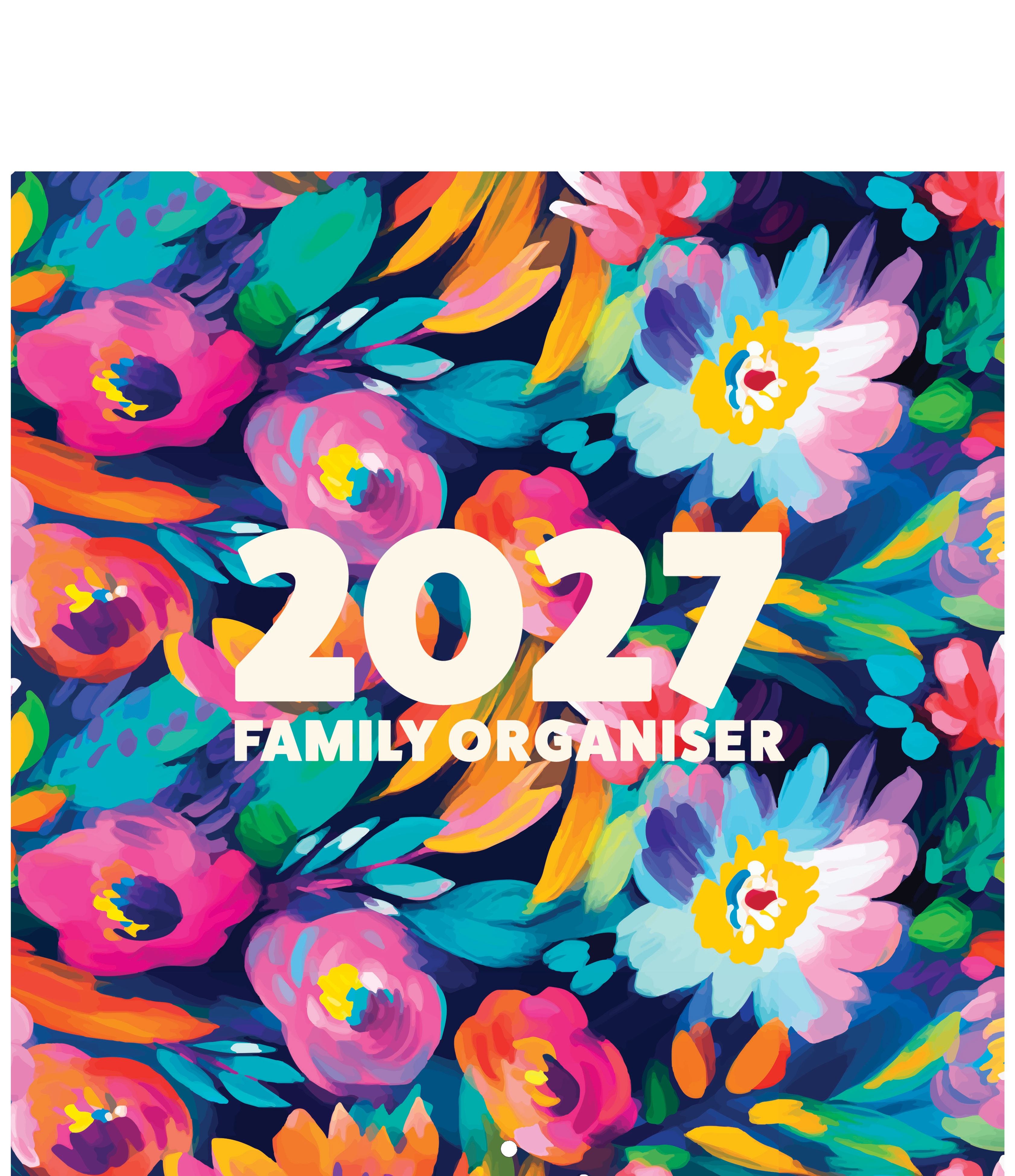 CALENDAR,Family Organiser Botanical Bliss/Highland Cow 2 Asst 2027 H/pk [Packs Only]